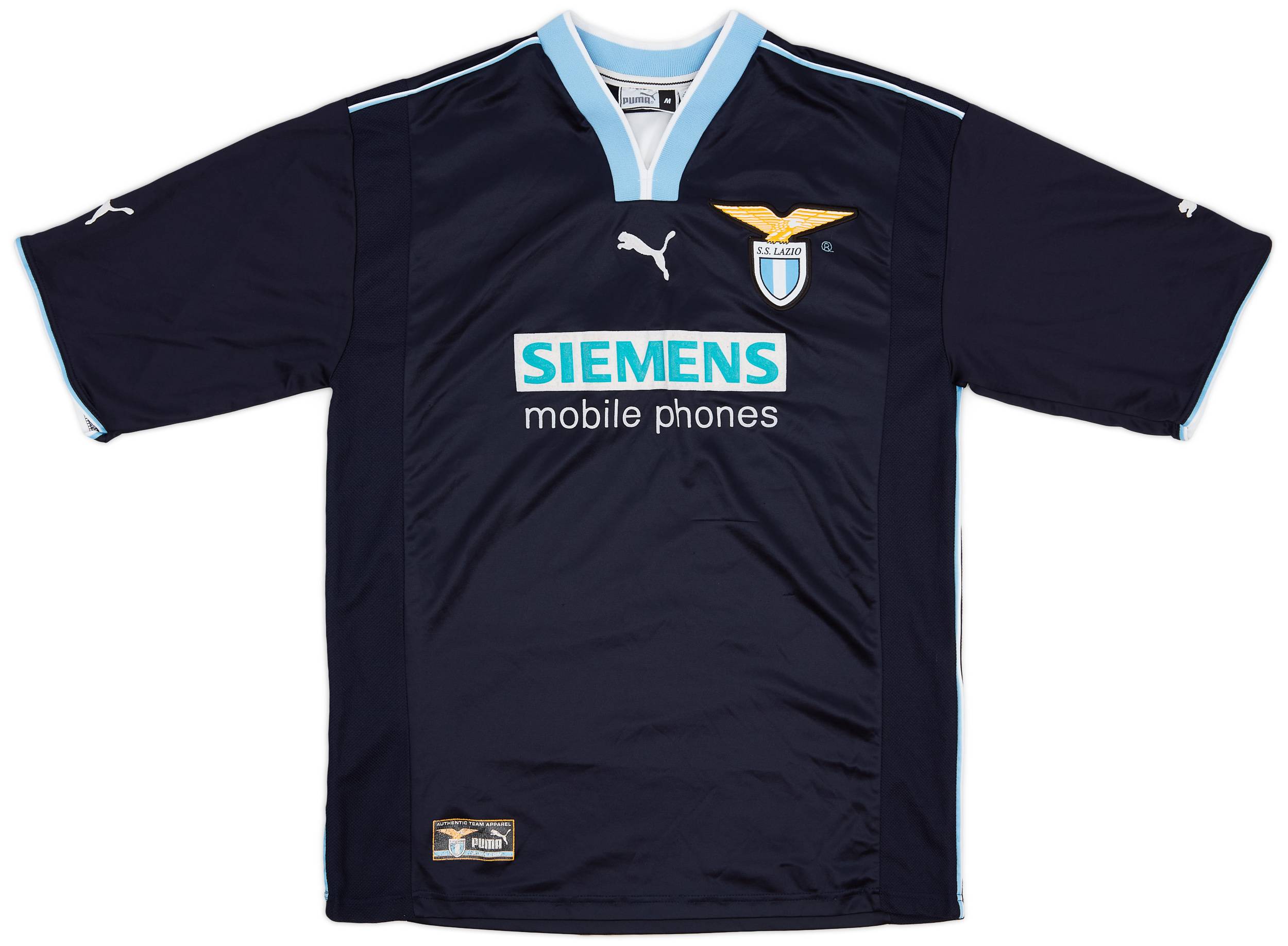 Lazio ユニフォーム 2001-02 Lazio European Away Shirt - 8/10 - (M)