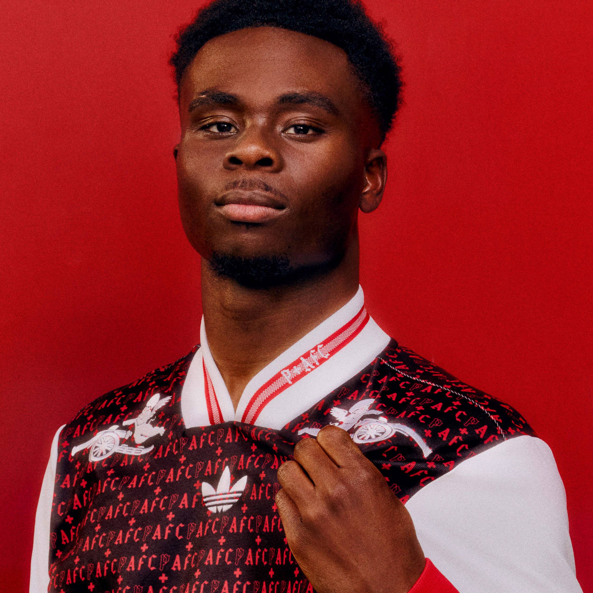 2025-26 Arsenal adidas Originals Places+Faces Lifestyler L/S Shirt