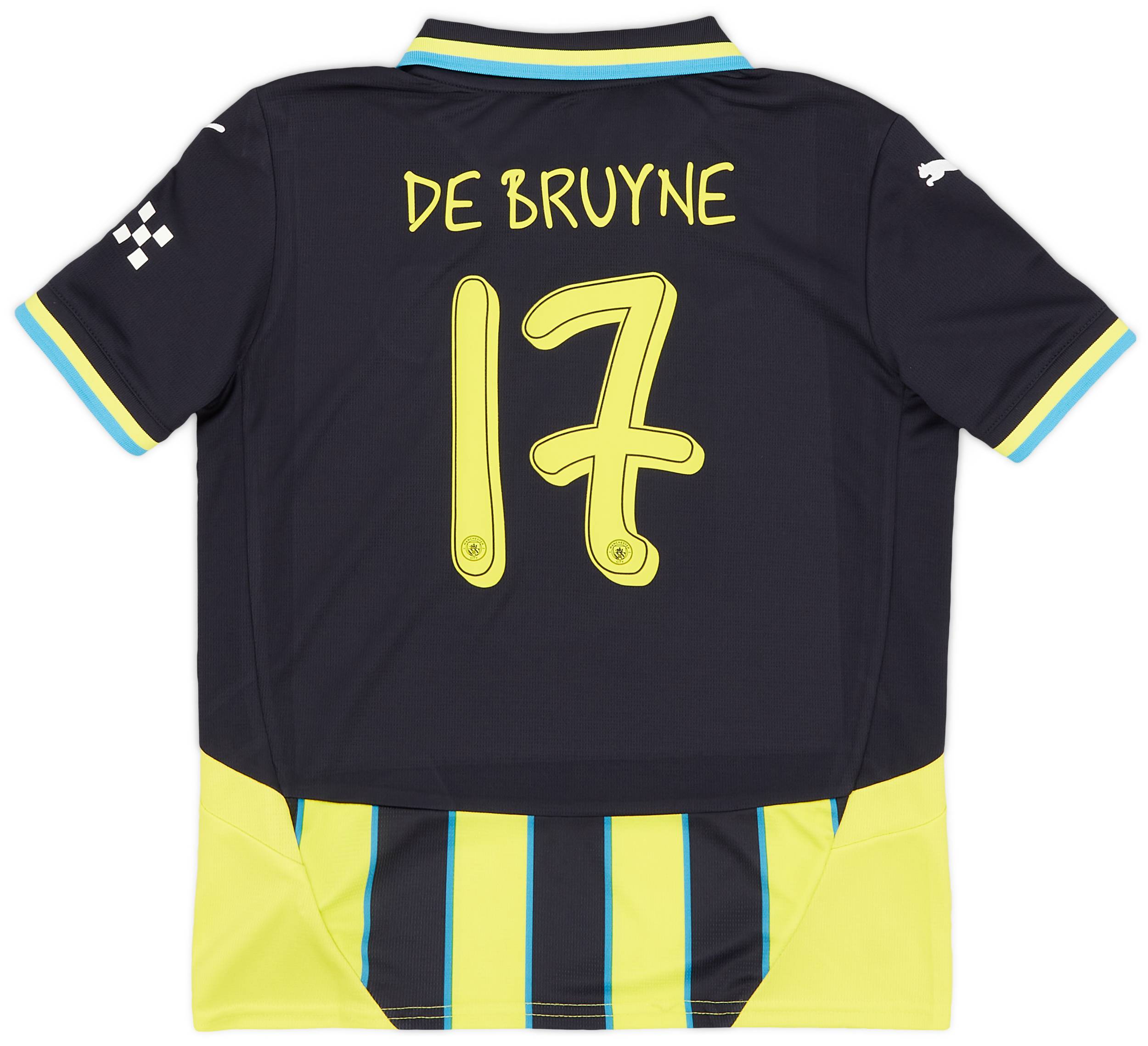 2024-25 Manchester City Away Shirt De Bruyne #17 (KIDS)