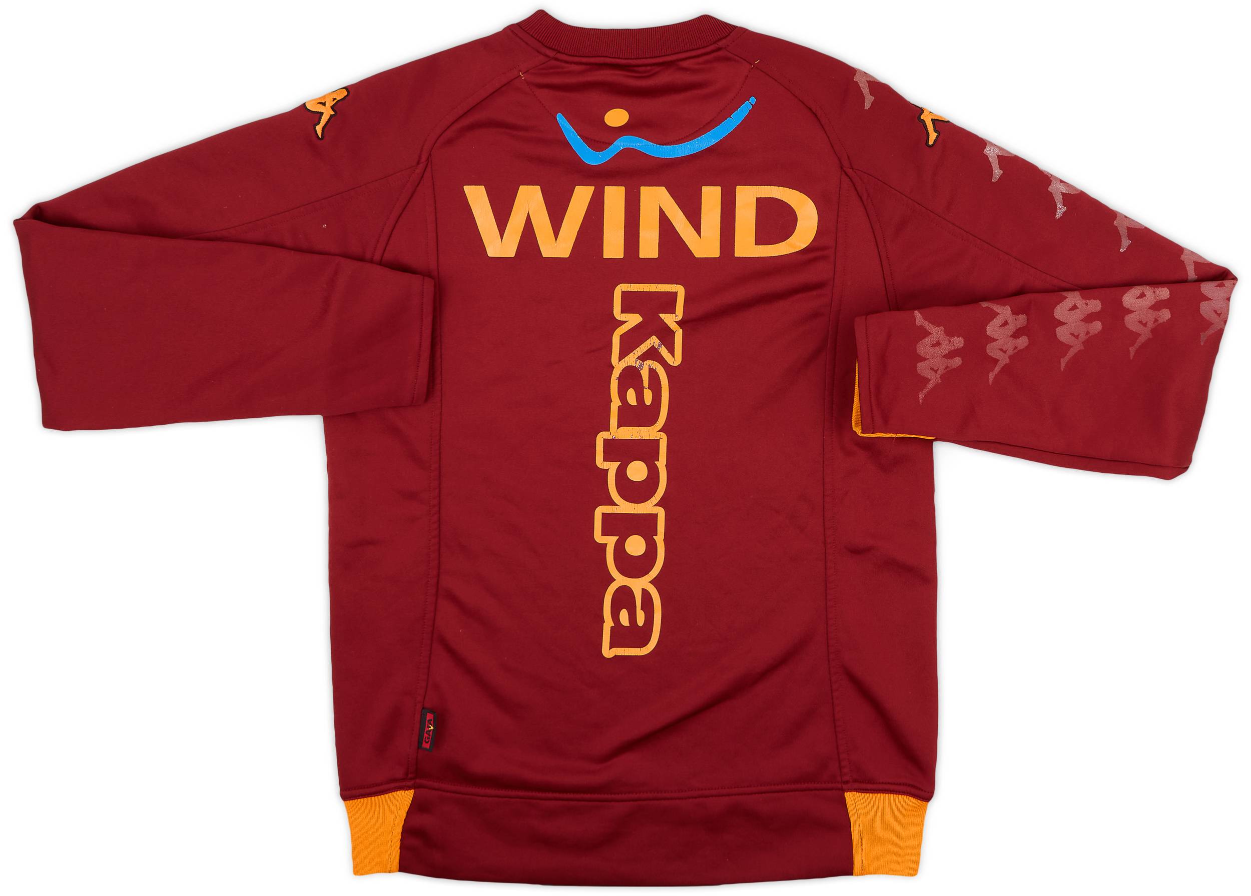 AS Roma Kappa サッカーウェア 2010-11 Roma Kappa Sweat Top - 6/10 - (S)