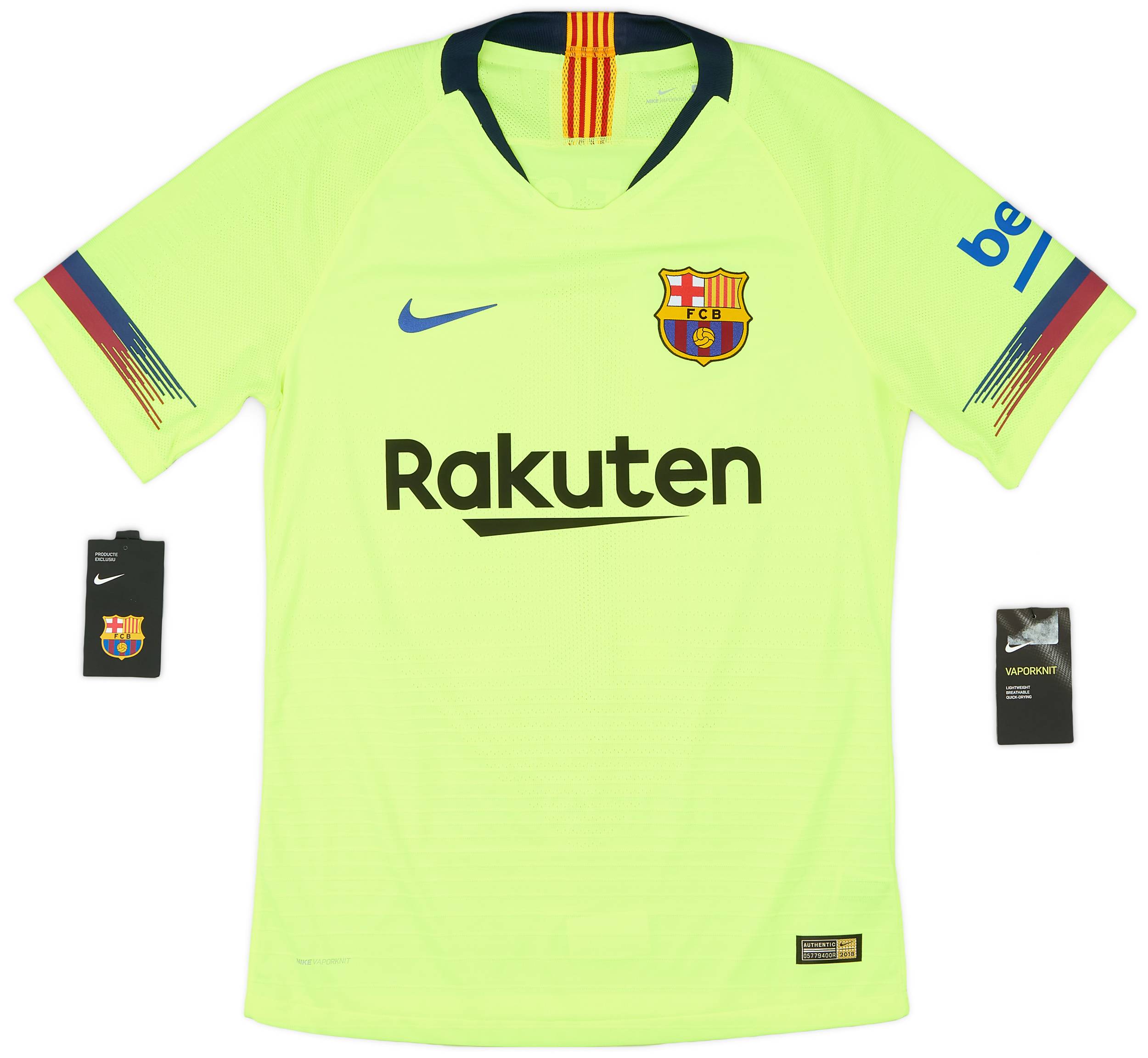 2019-20 Barcelona Authentic Vaporknit Home Shirt Messi #10