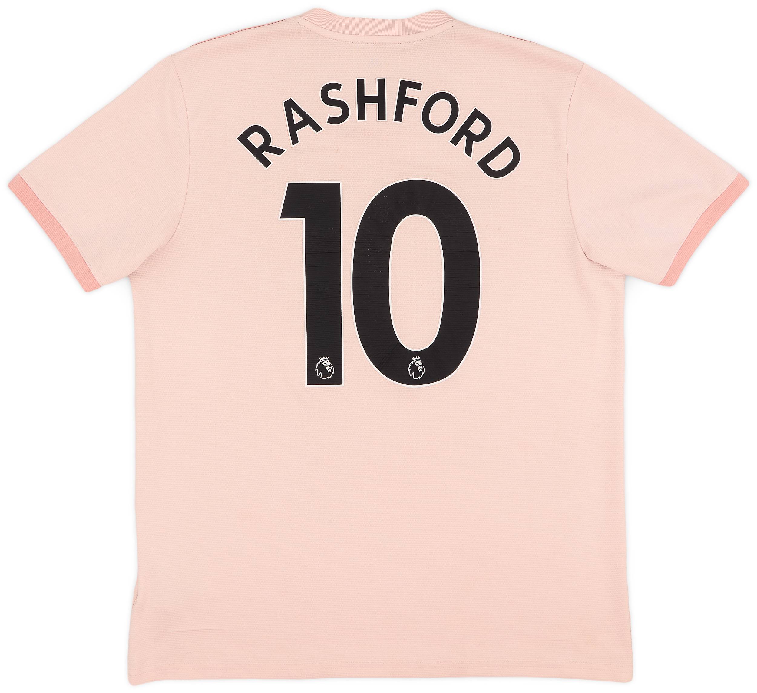 Rashford Third Kit Manchester United 3rd Kit Pink 2018-19