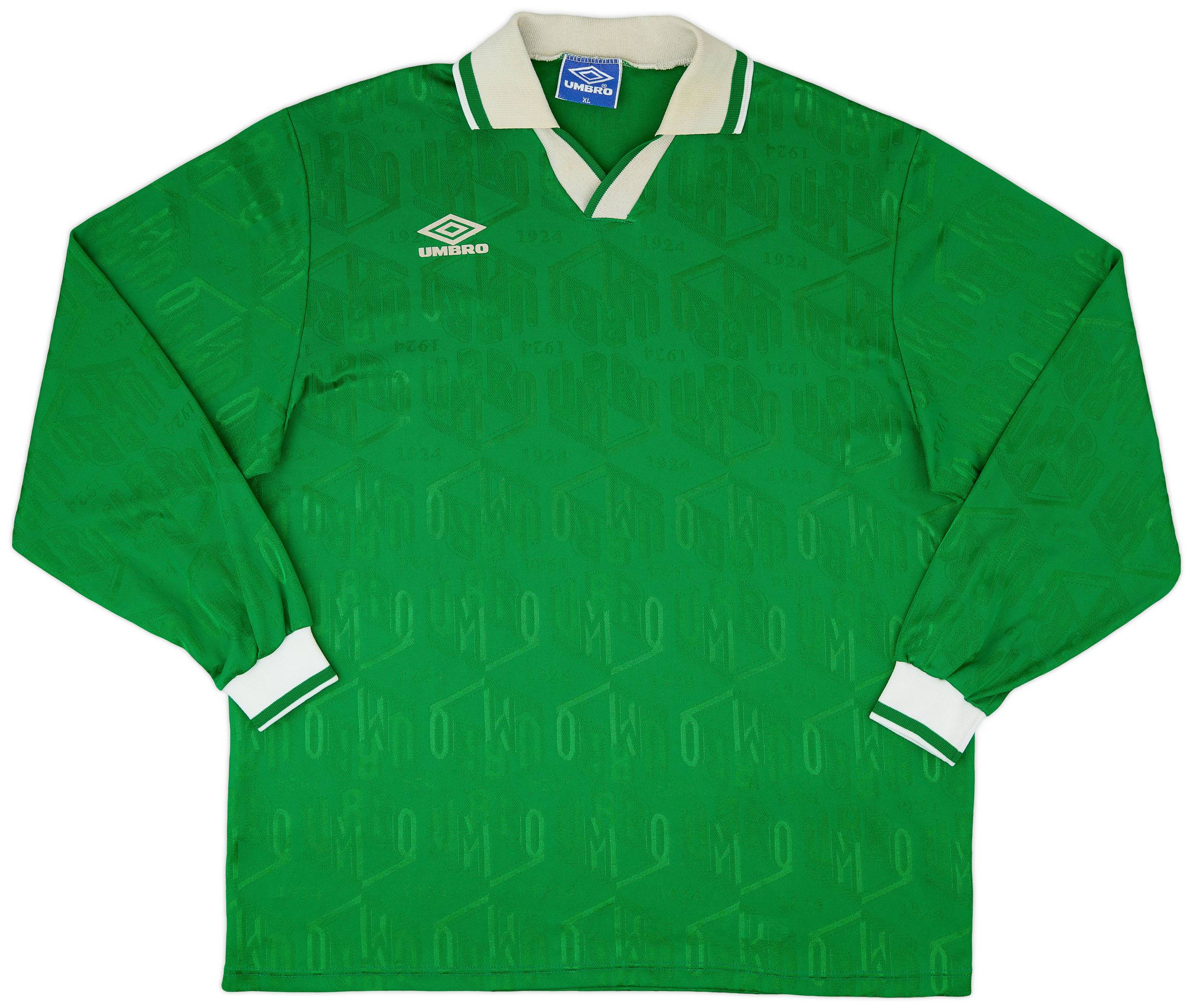 1990s Umbro Template L/S Shirt - 6/10 - (XL)