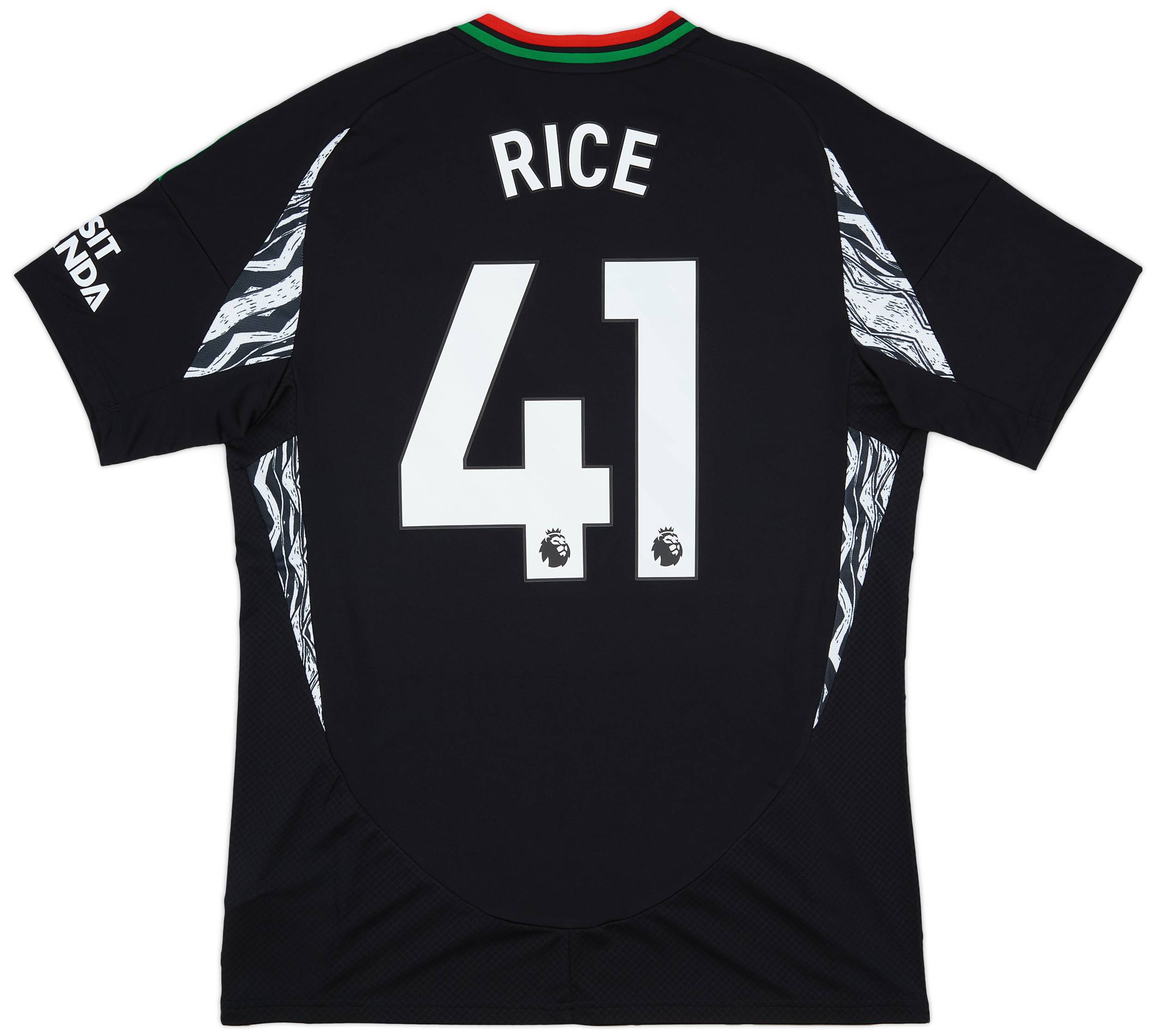 2024-25 Arsenal Away Shirt Rice #41