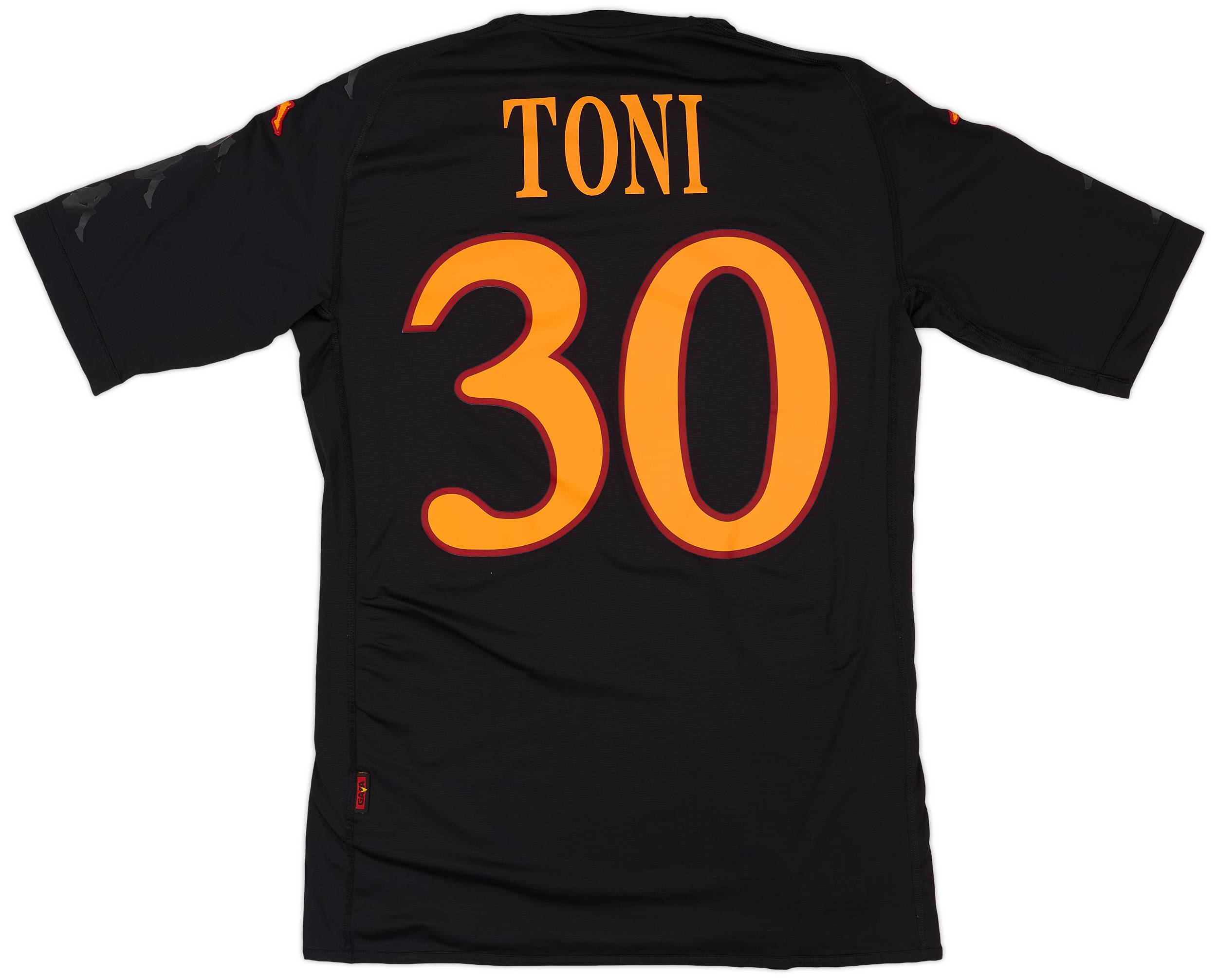 2009-10 Roma Third Shirt Toni #30 - 6/10 - (S)