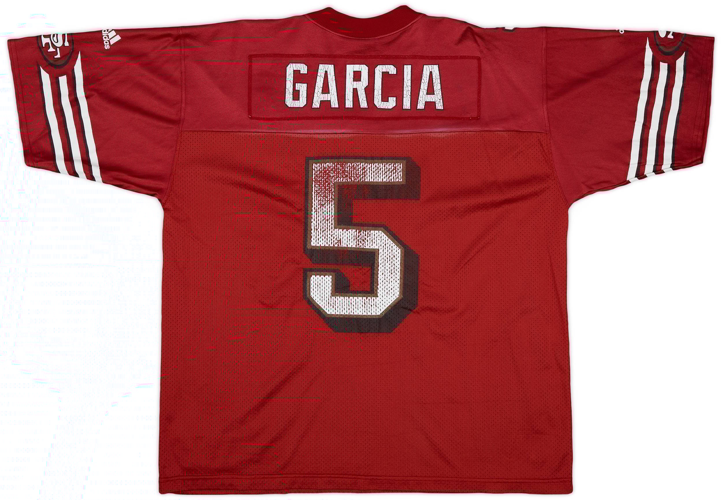 激レア ゲームシャツadidas San Francisco 49ers 1999-00 San Francisco 49ers Garcia #5 adidas Home Jersey - 5