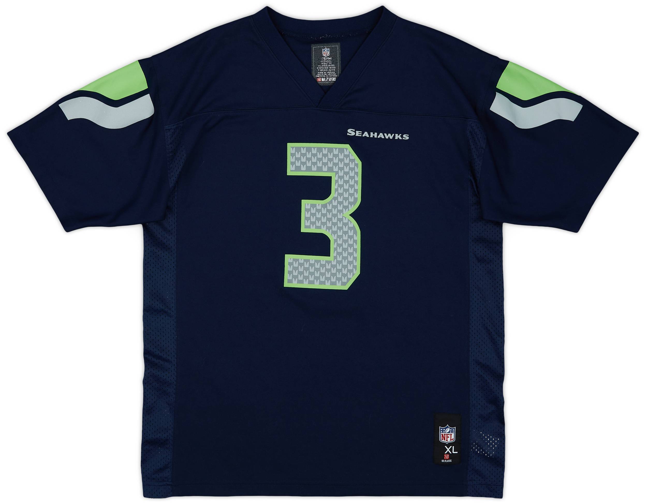 2012-18 Seattle Seahawks Wilson #3 NFL Replica Home Jersey