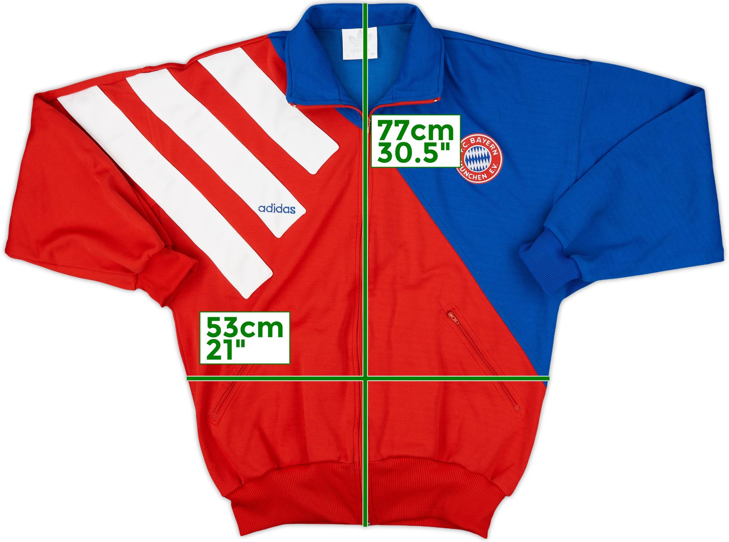 1993-95 Bayern Munich adidas Track Jacket - 9/10 - (XL)