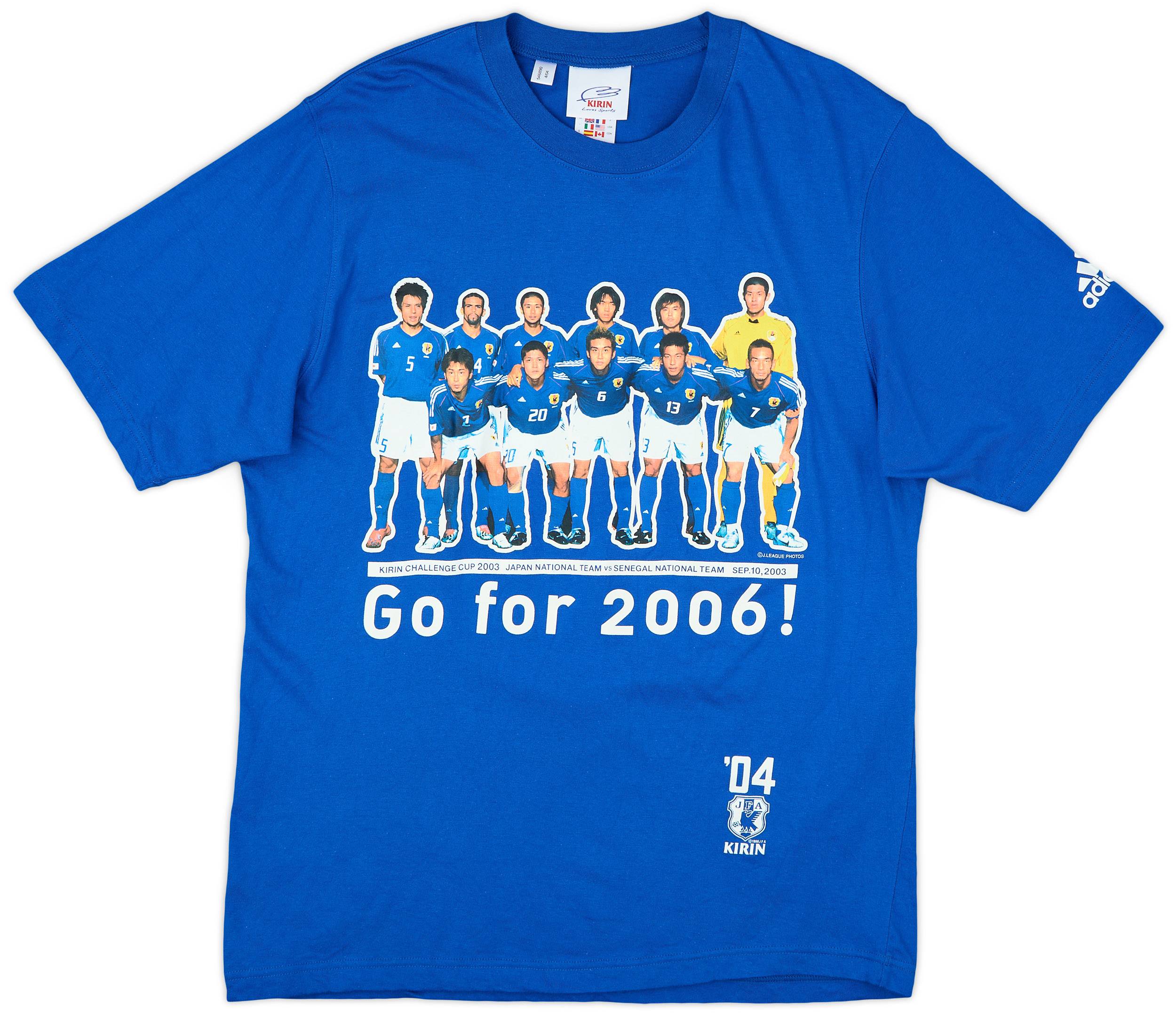 2006 Japan 'Kirin' adidas Cotton Graphic Tee - 10/10 - (L)