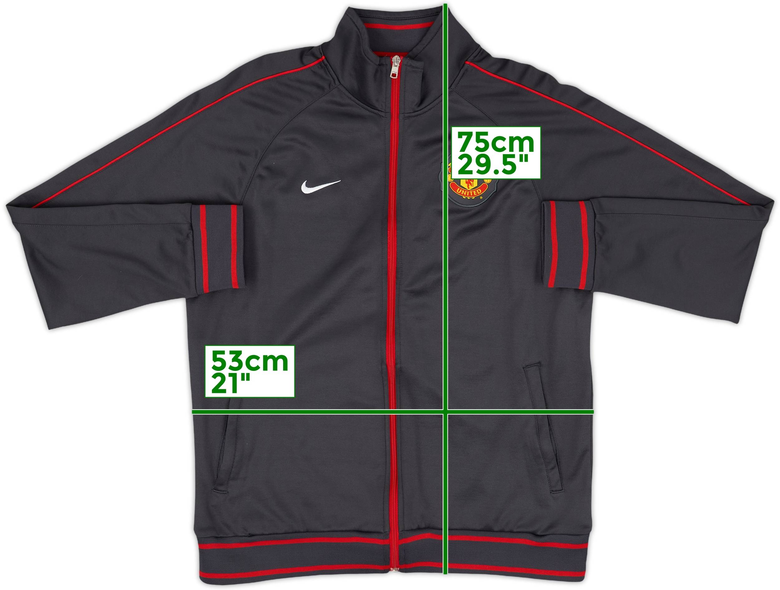2010-11 Manchester United Nike Track Jacket - 8/10 - (L)