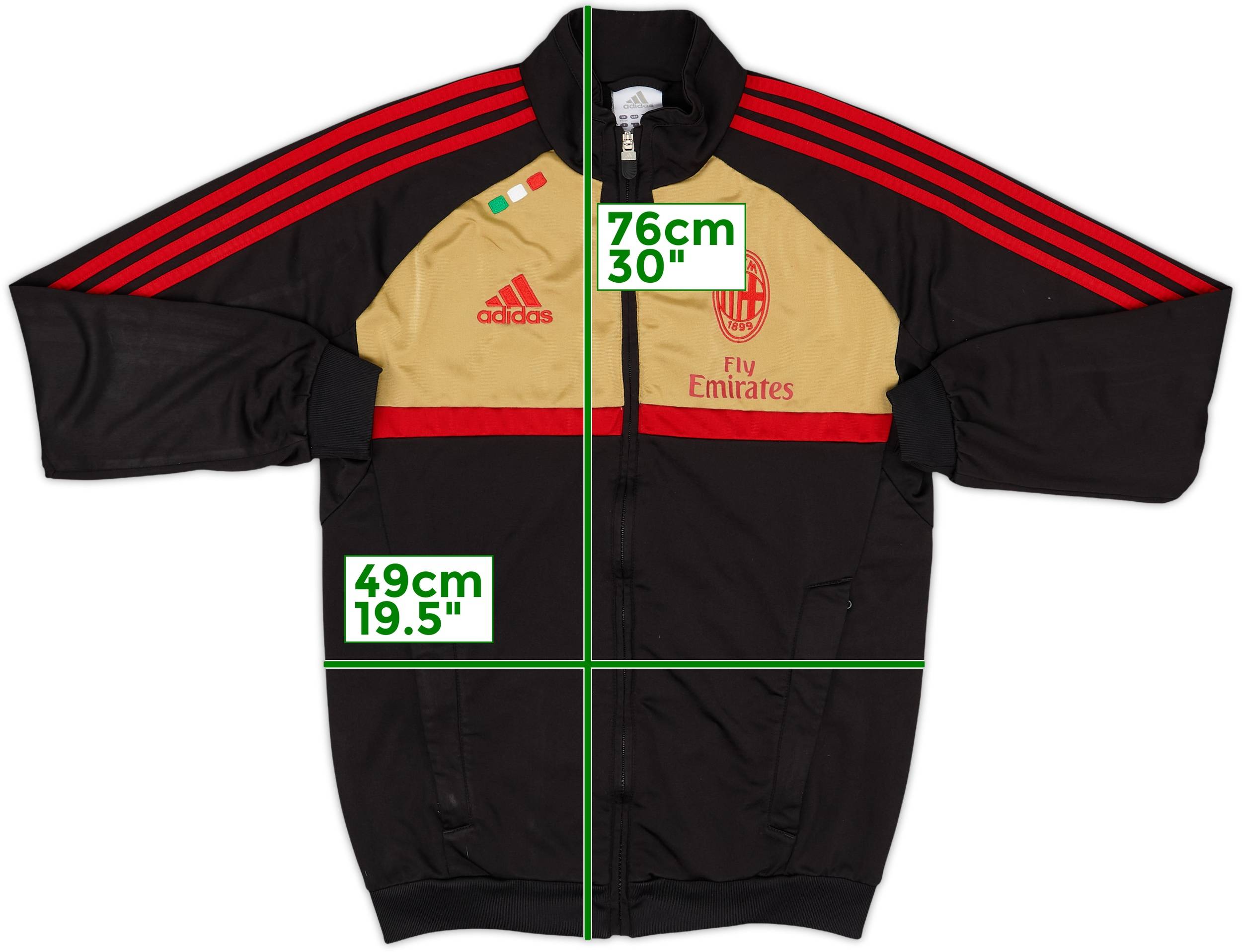 レビュー高評価の商品!の商品をすべて adidas Milan AC 2011-12 Track (S) - 8/10 - Jacket ウェア