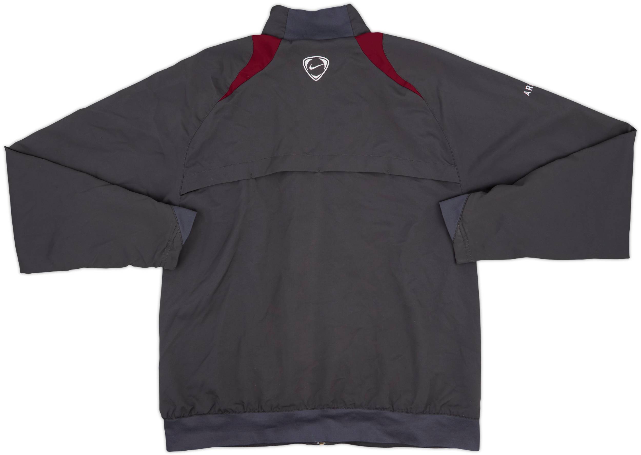 New NIKE ARSENAL Football Player Issue RAIN JACKET Red