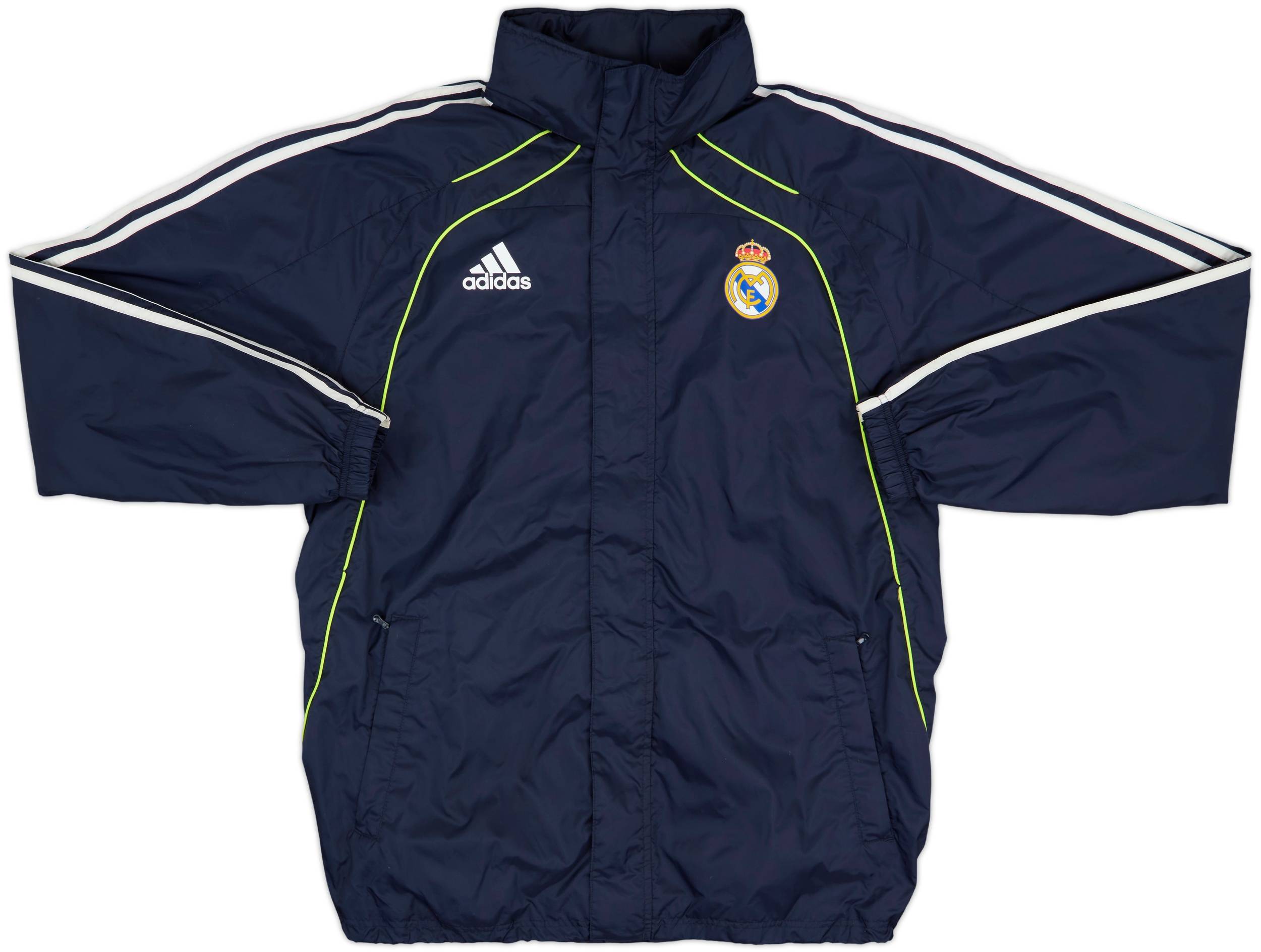 2010-11 Real Madrid adidas Hooded Rain Jacket - 8/10 - (L)