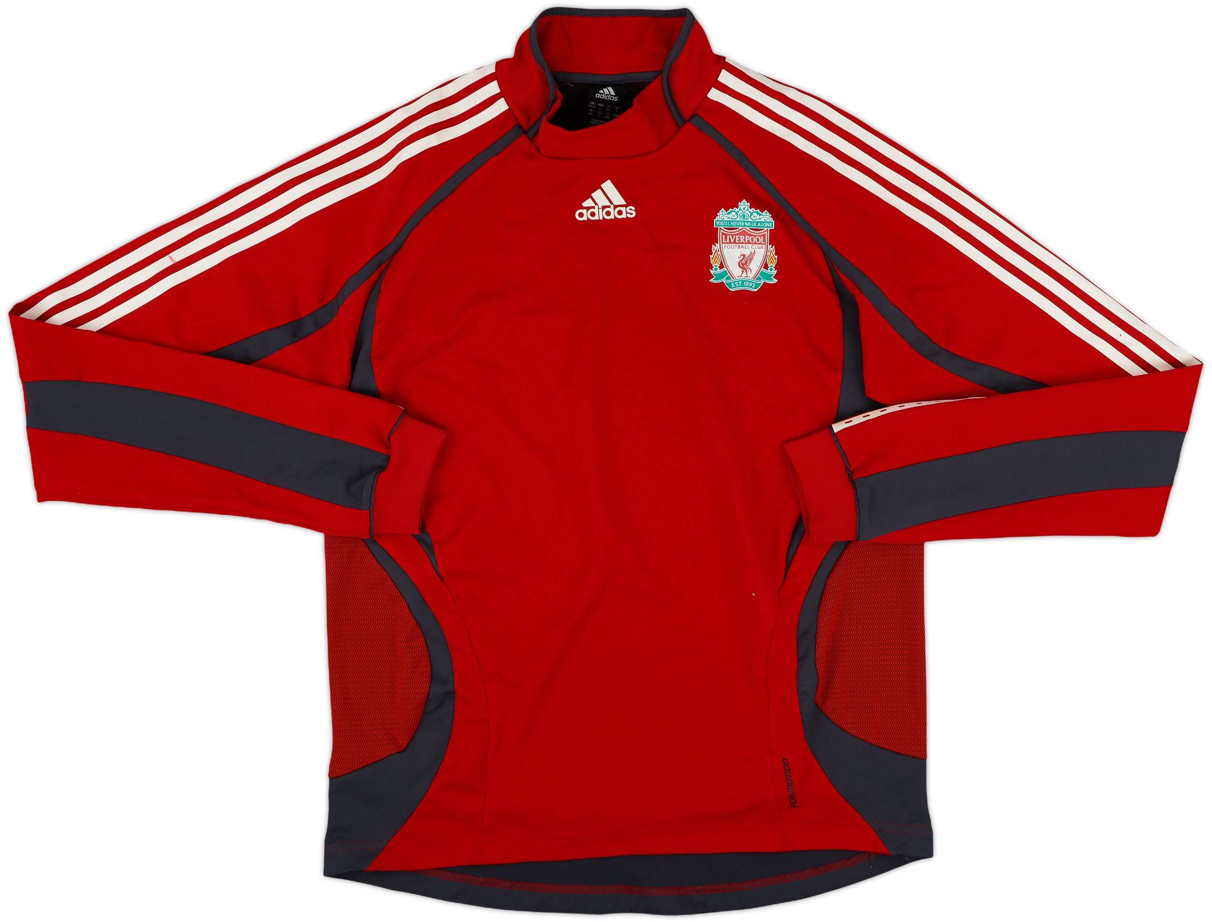 消費税無し 2006-07 Liverpool adidas Formotion Drill Top - 9/10 - (L/XL) ウェア