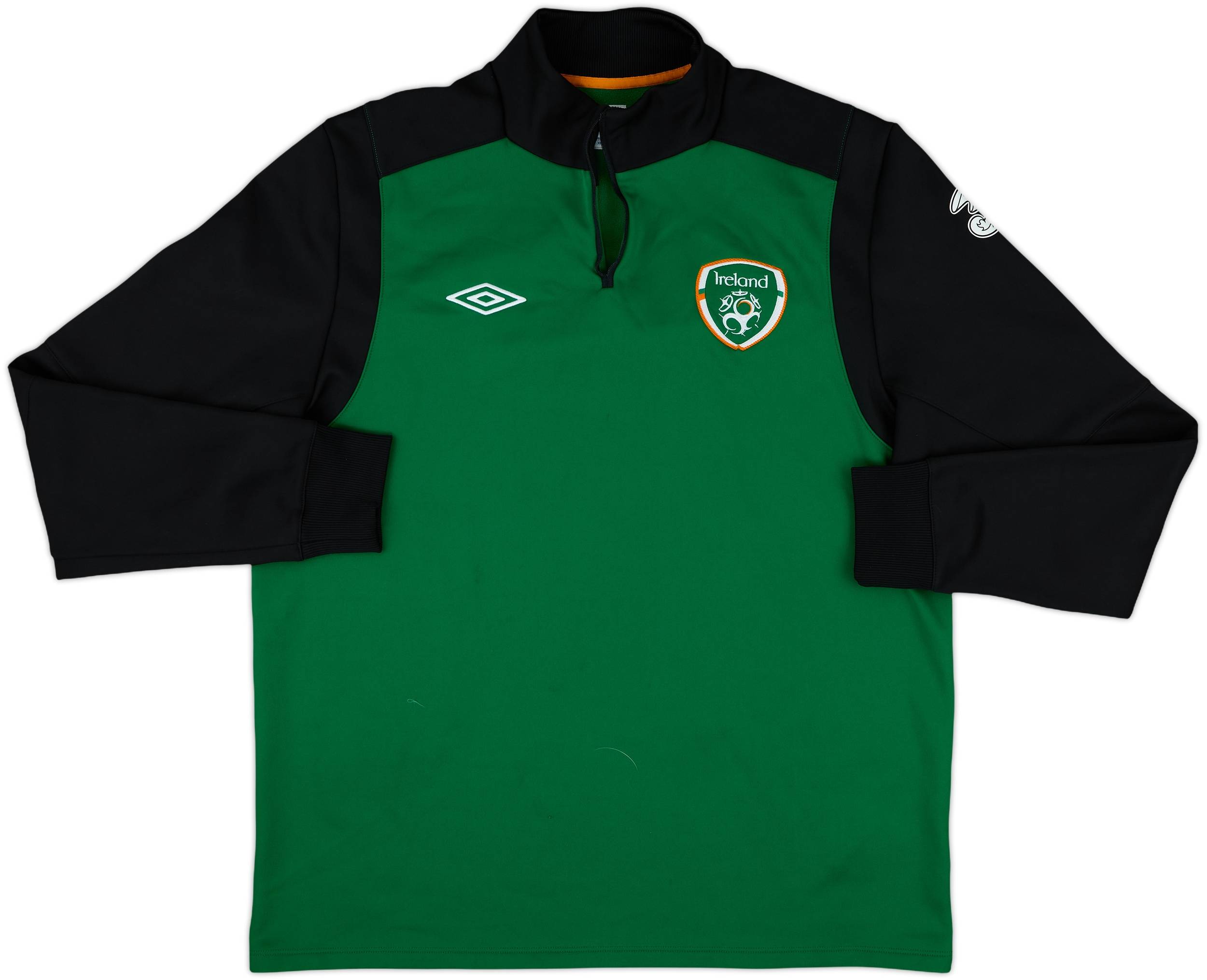 2012-13 Ireland Umbro 1/4 Zip Drill Top - 5/10 - (XL)