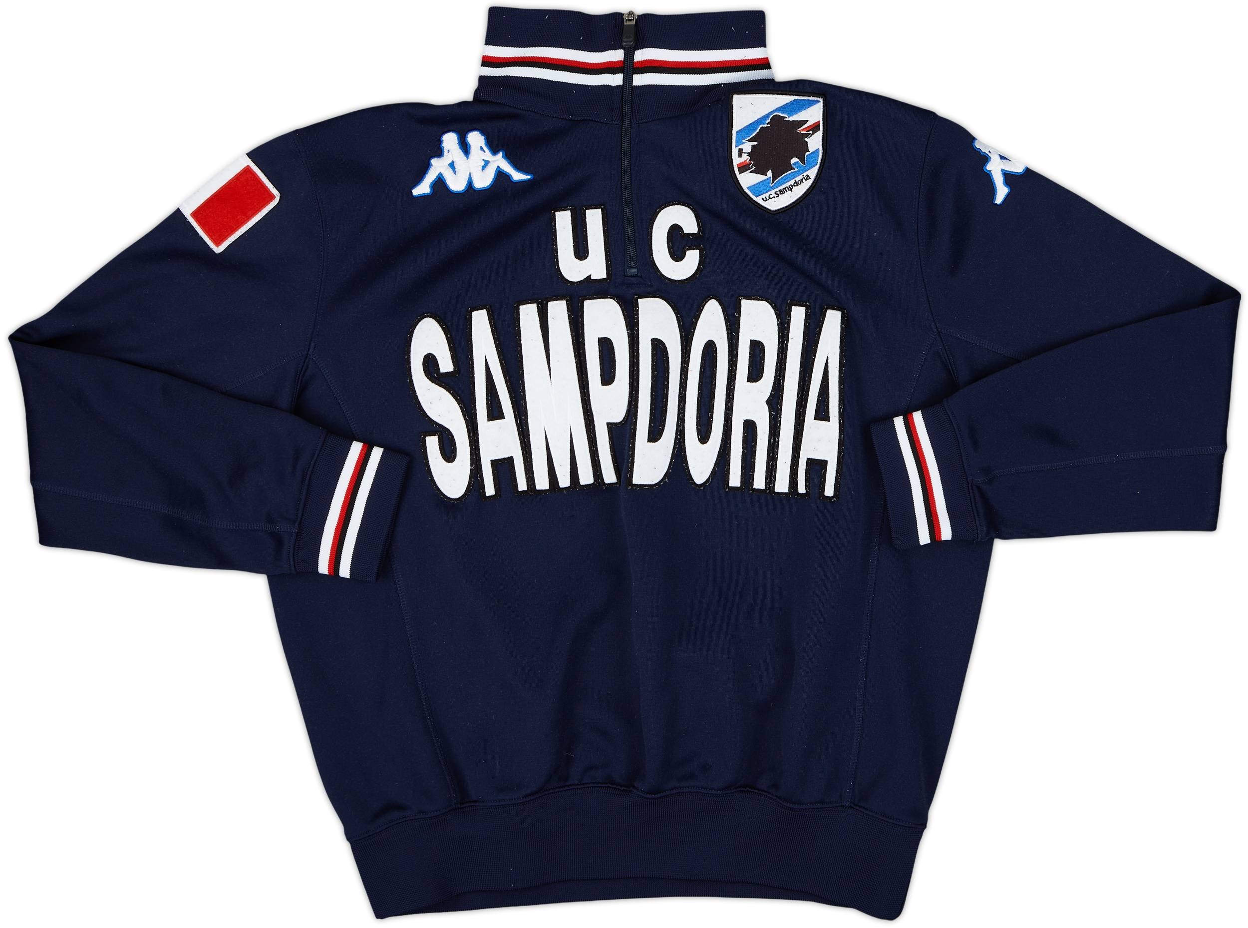 輝く高品質な - Jacket Track Kappa Sampdoria 2007-08 6/10 (L) - トップス