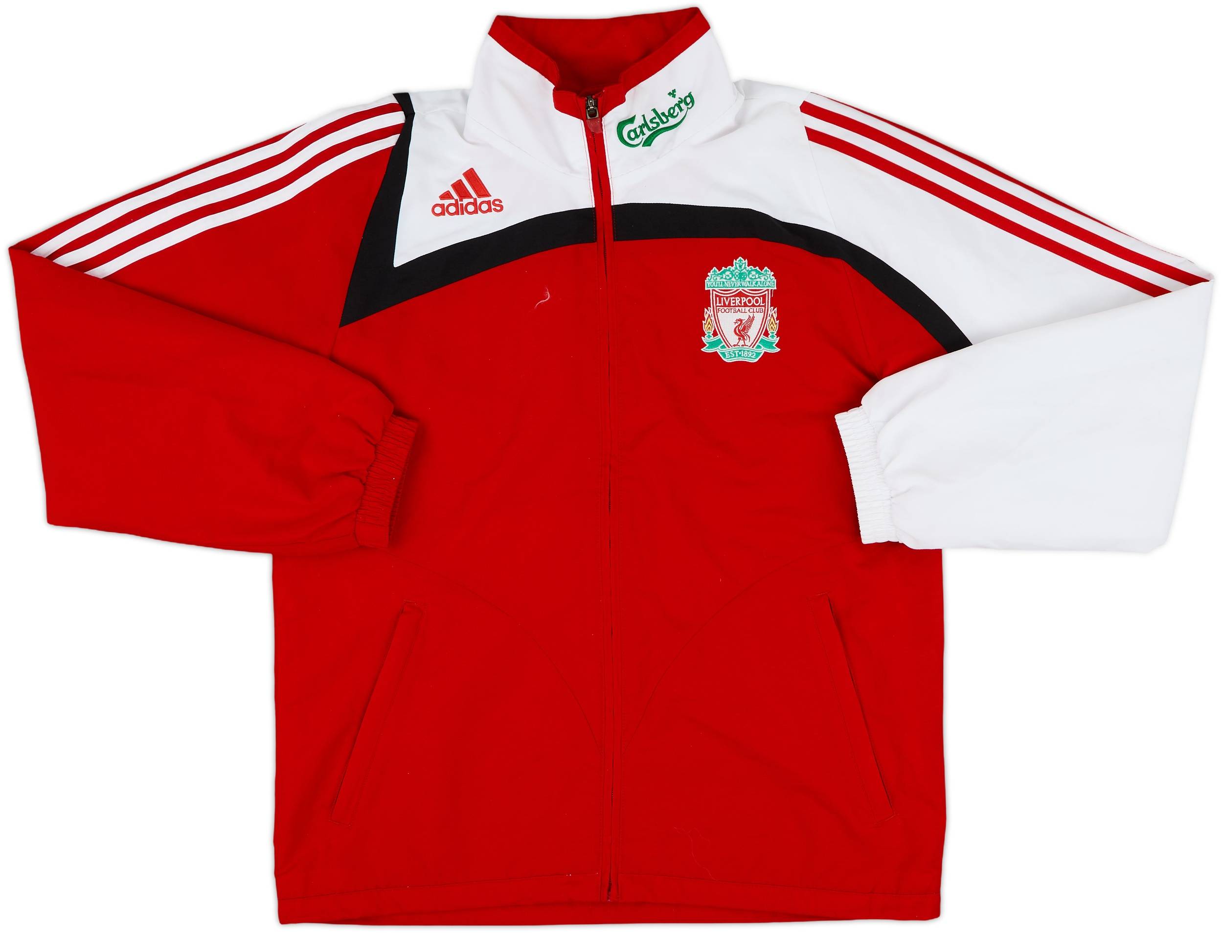 超高品質で人気の 2007-08 Liverpool (S) - 8/10 - Jacket Track adidas ウェア