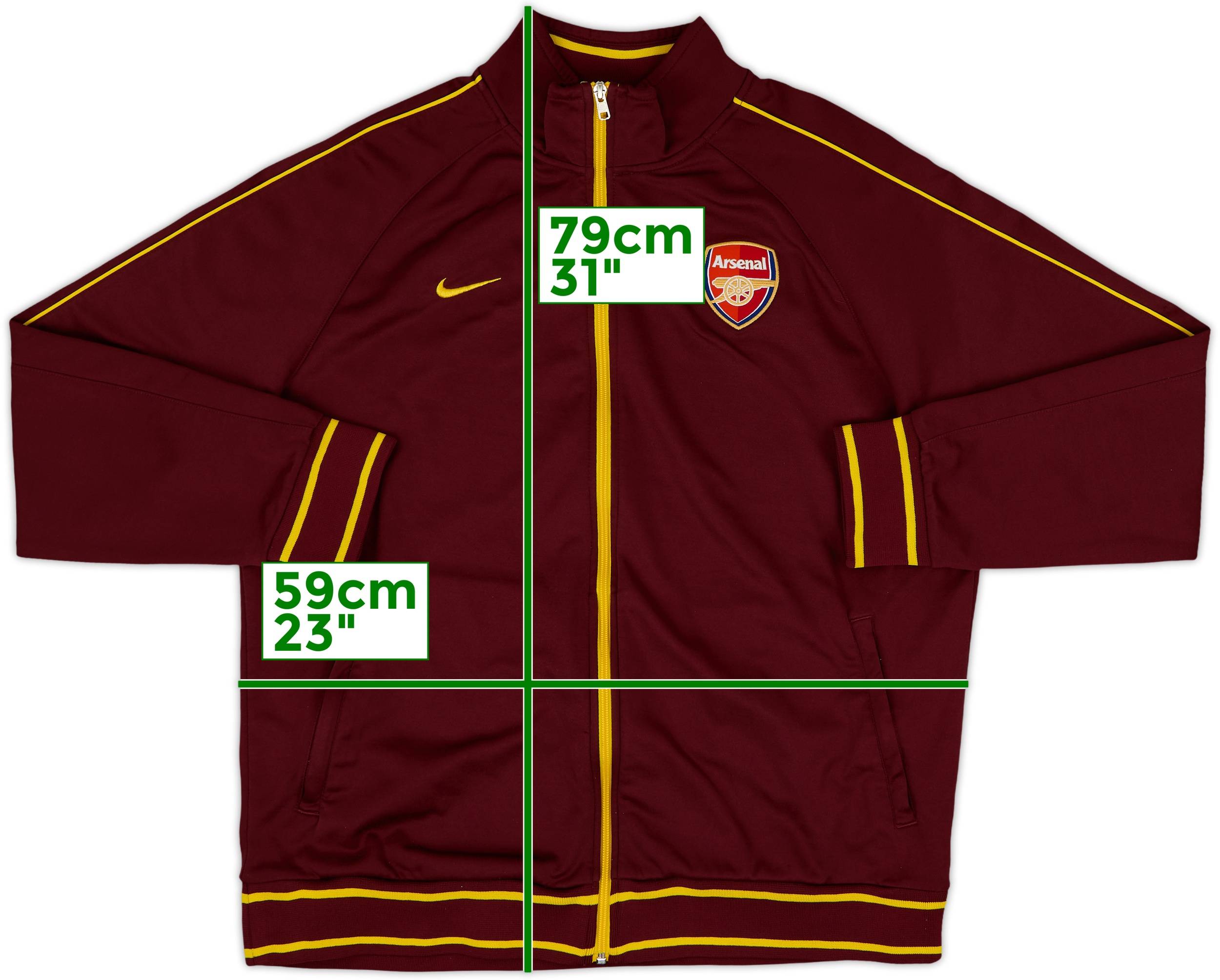 2010-11 Arsenal Nike Track Jacket - 7/10 - (XL)