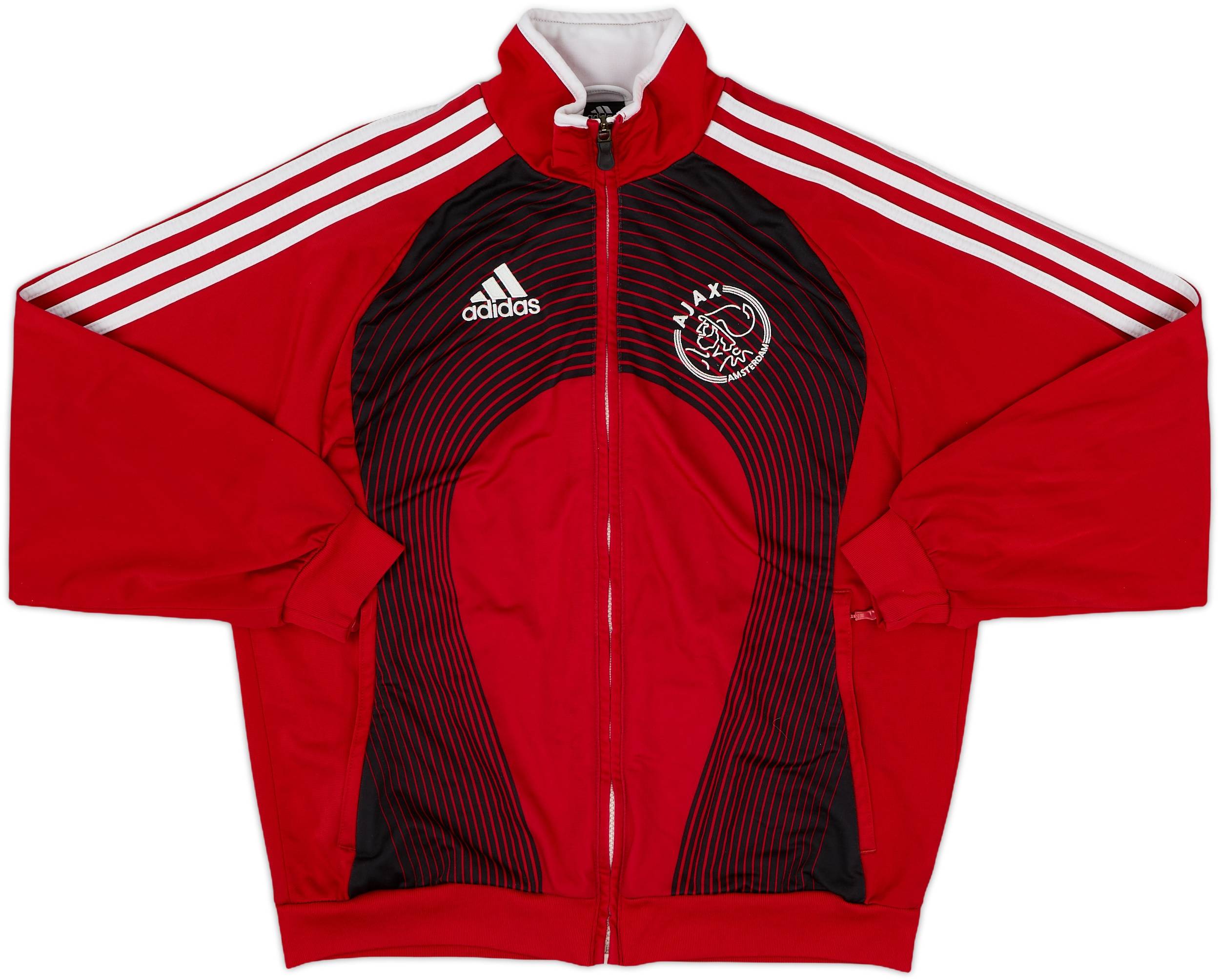 2007-08 Ajax adidas Track Jacket - 9/10 - (L.Boys)