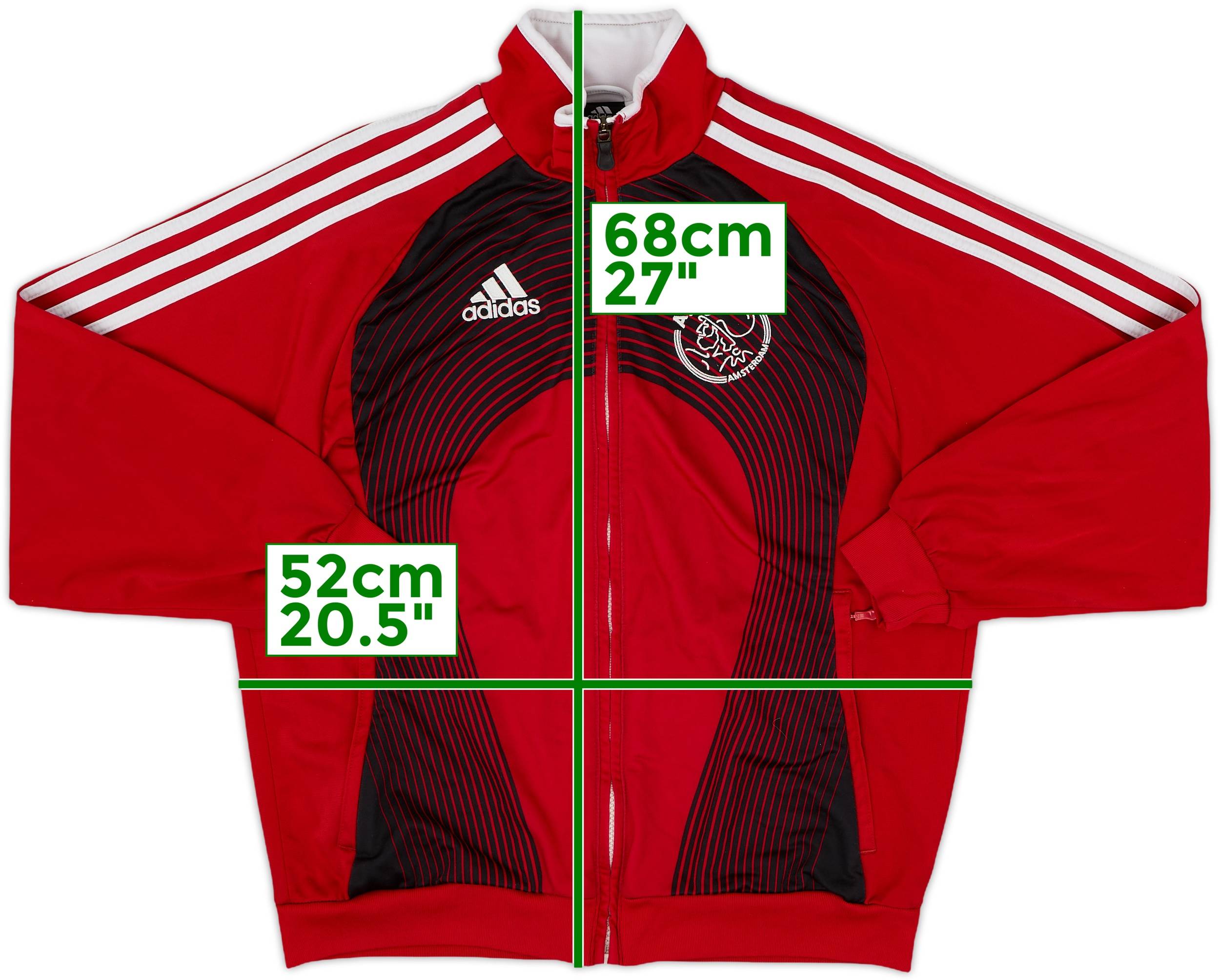 adidas Ajax Amsterdam Icons Black Woven Track Jacket Bob