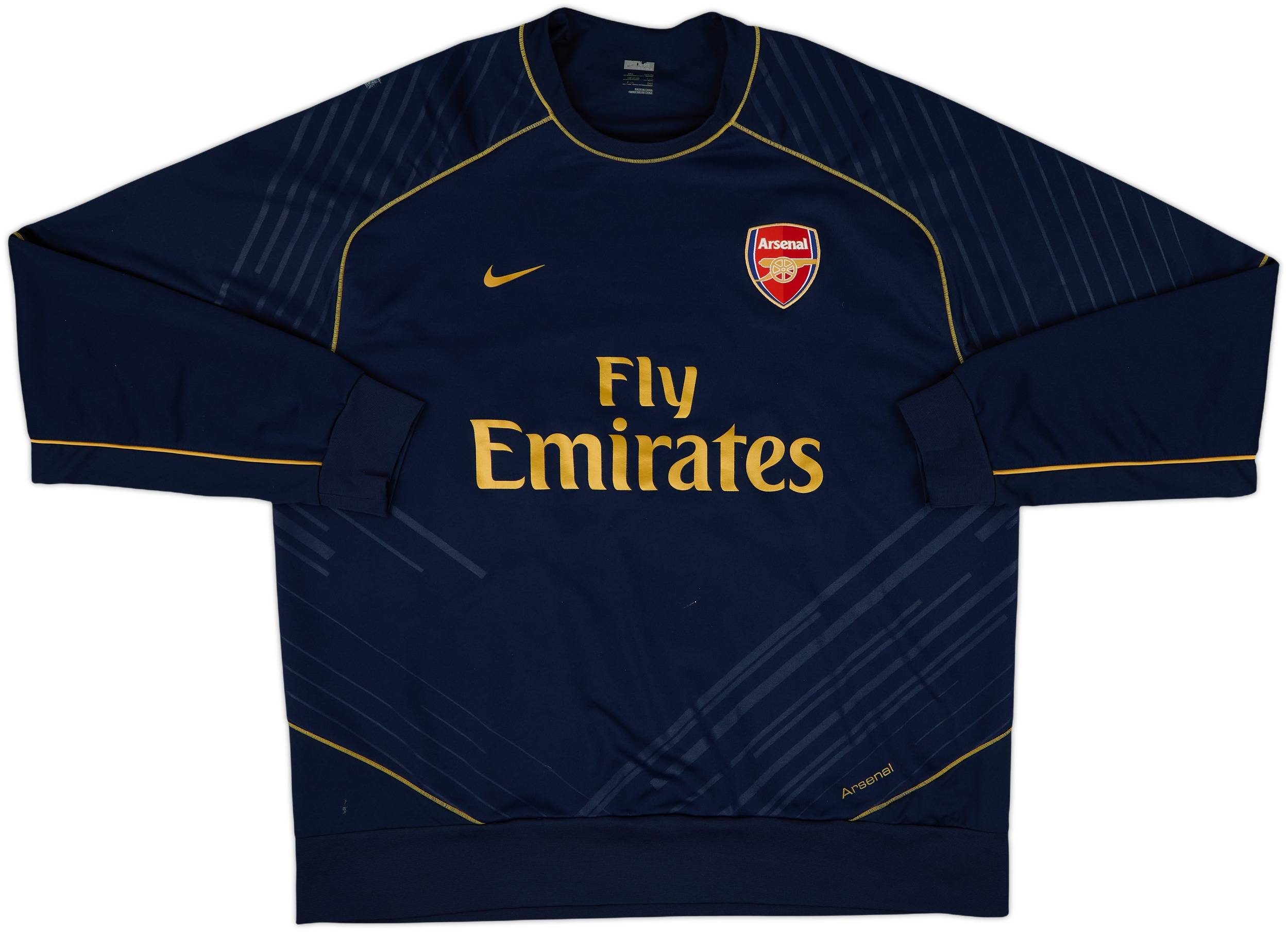 即納！最大半額！ 2007-08 Arsenal Nike Sweat Top - 7/10 - (XXL) ウェア