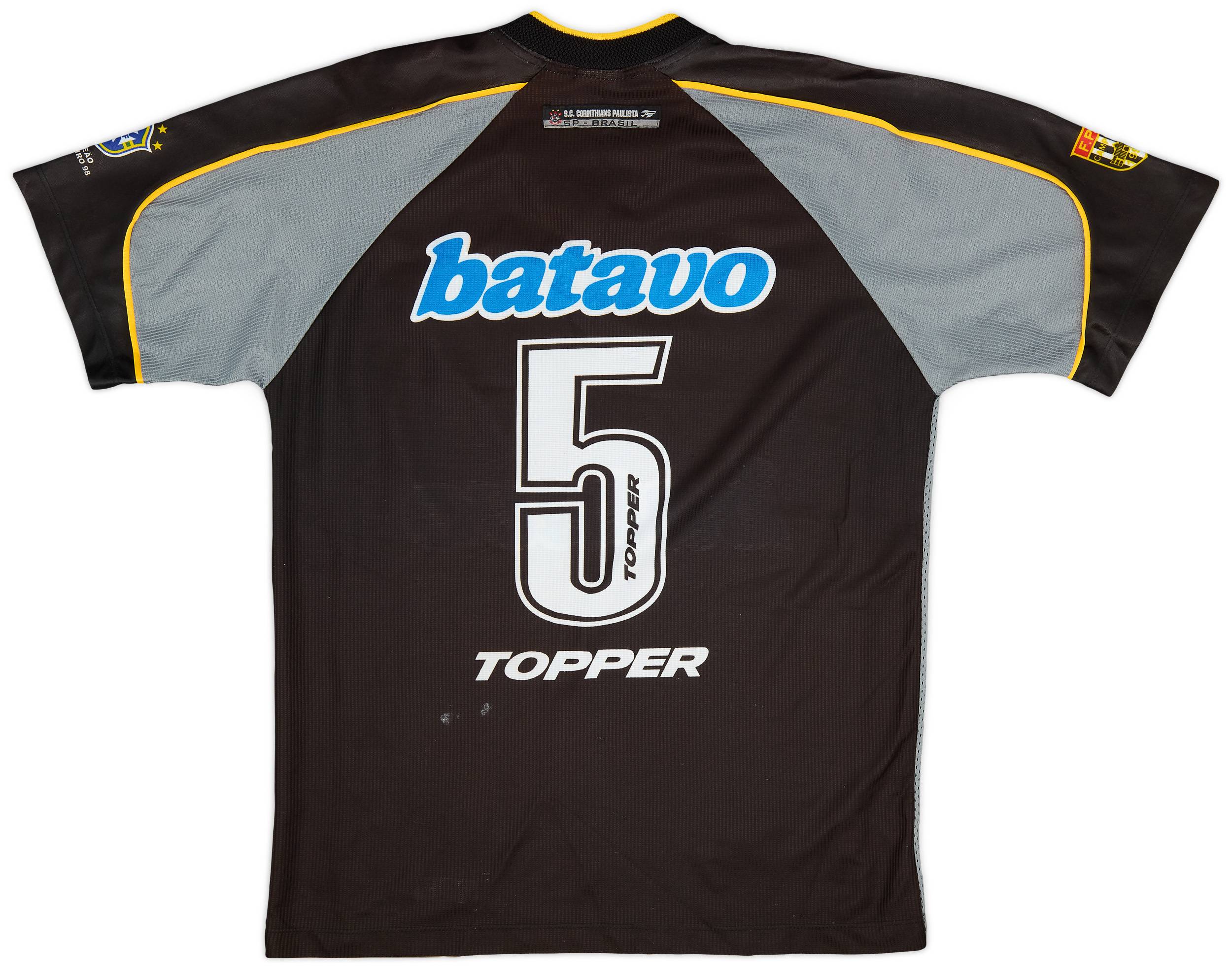 1999 Corinthians Third Shirt #5 - 8/10 - (XL)
