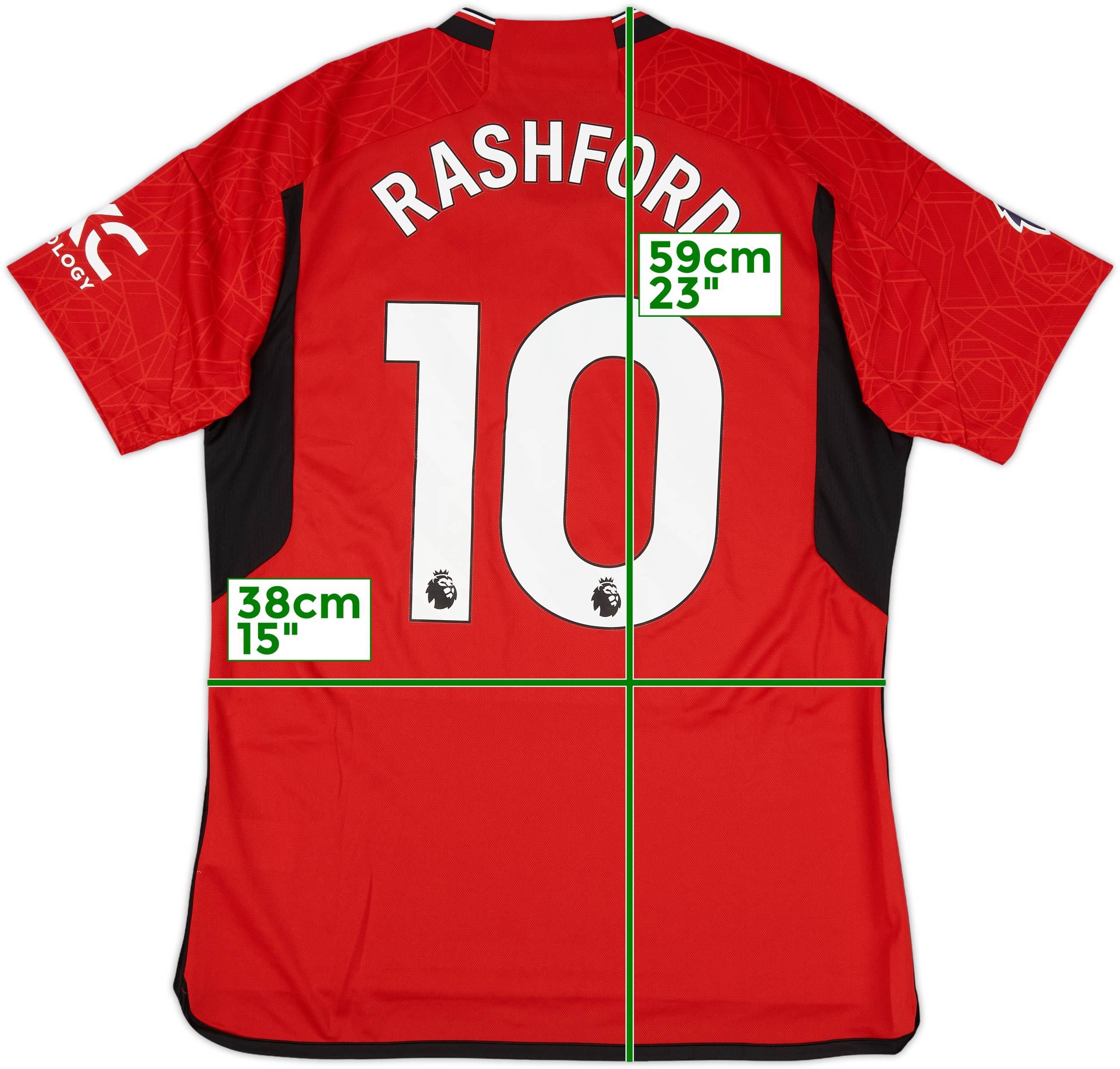 2023-24 Manchester United Home Shirt Rashford #10 (L)
