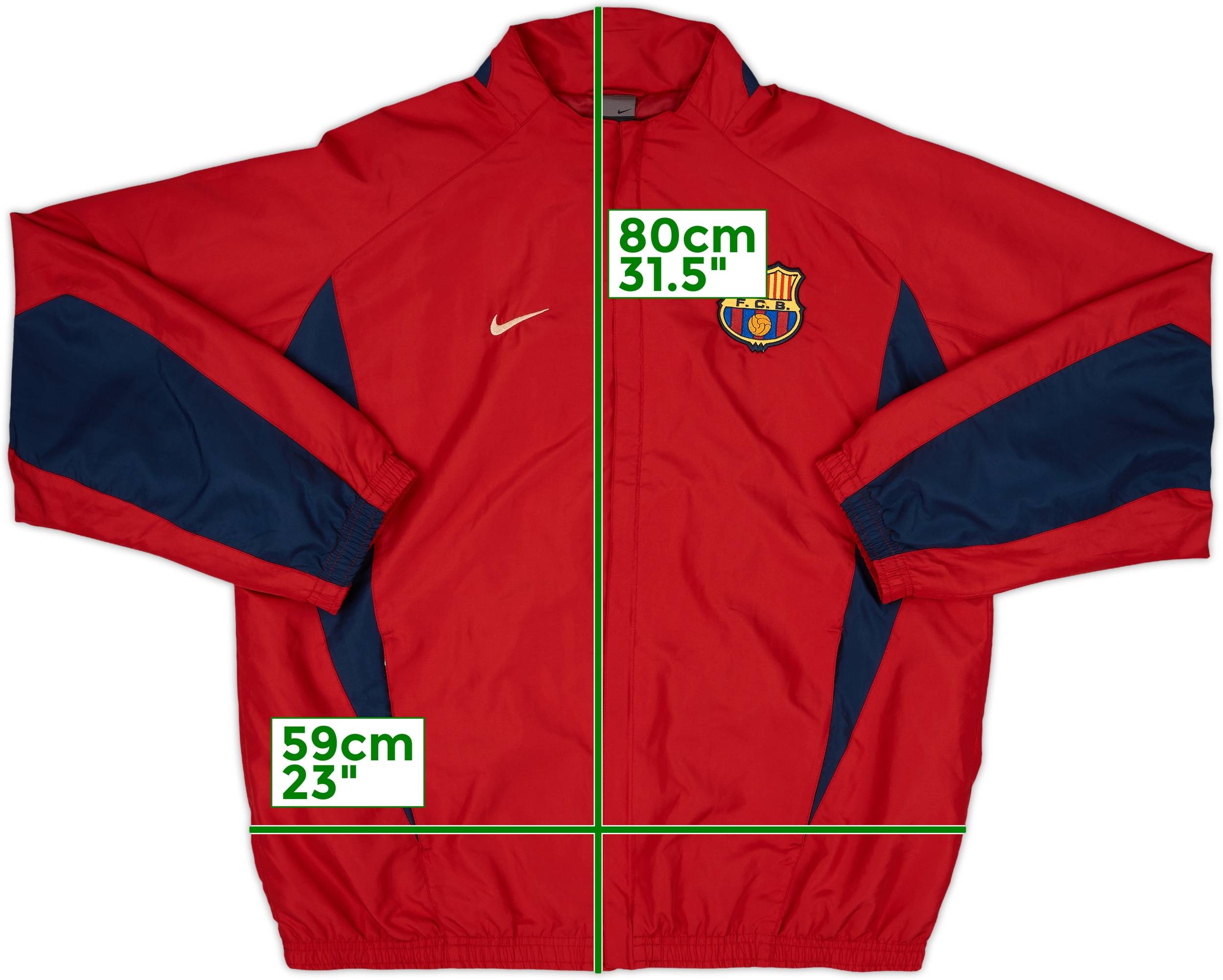 2003-04 Barcelona Nike Track Jacket - 6/10 - (L)