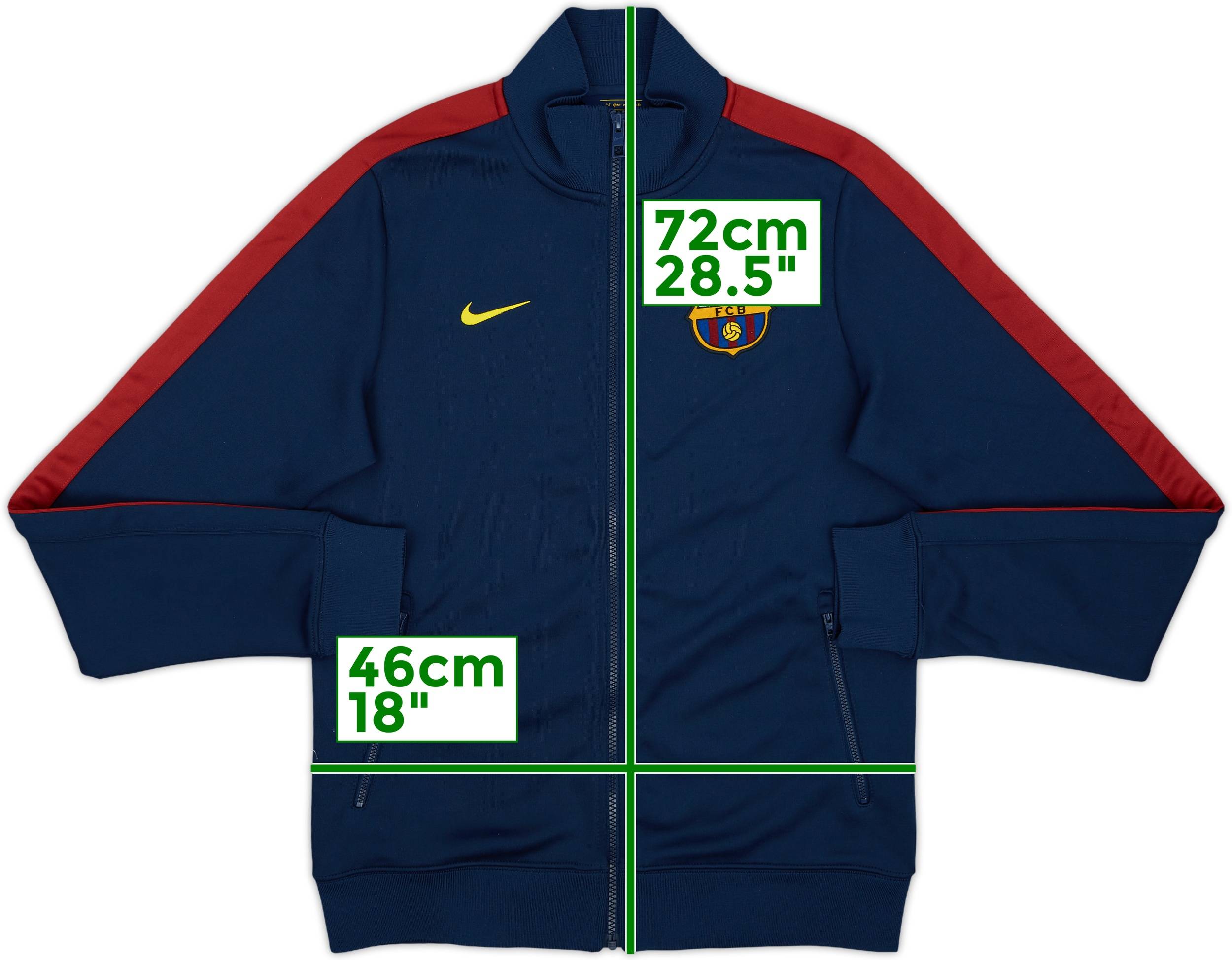 2002-03 Barcelona Nike Track Jacket - 9/10 - (XL.Boys)