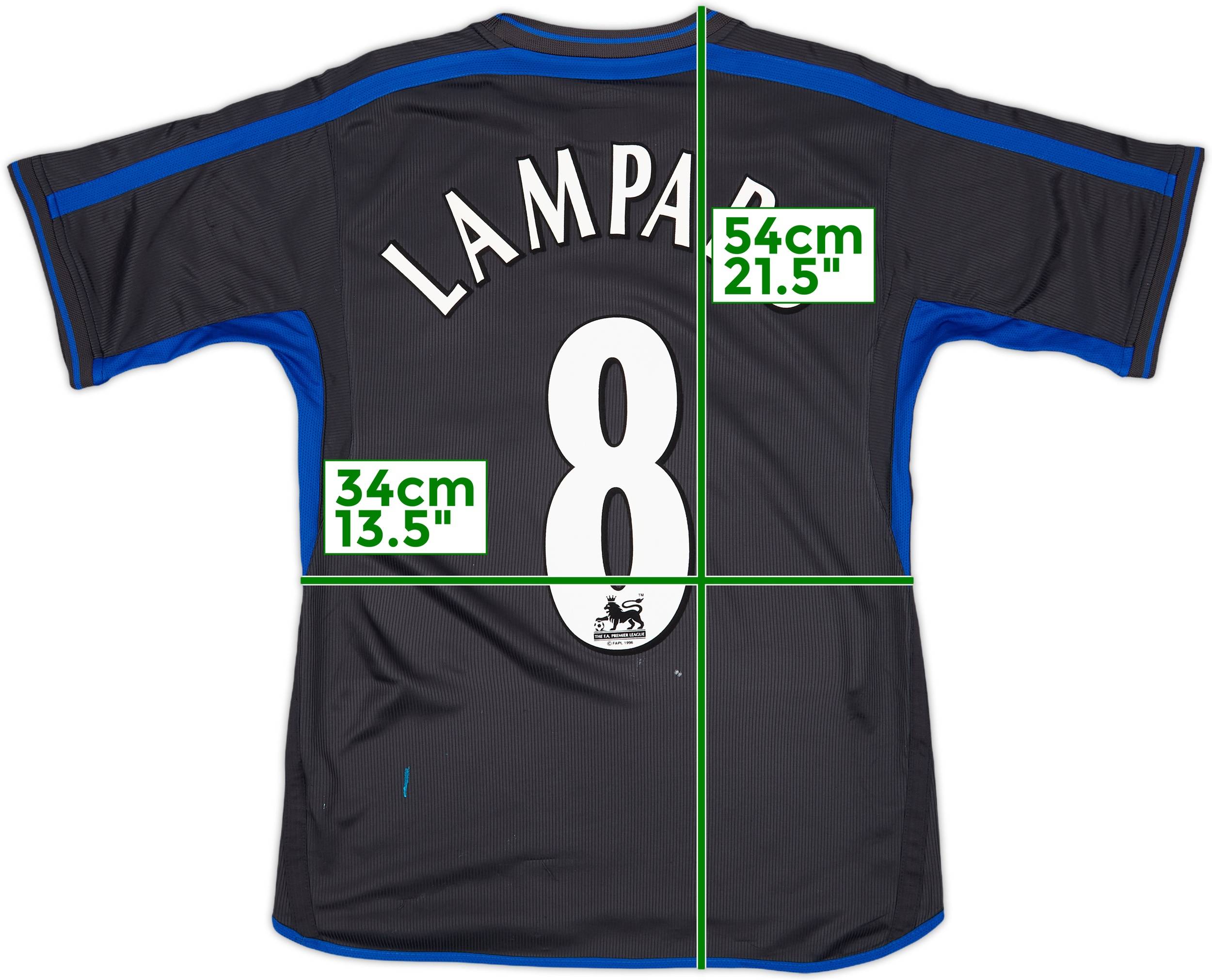 Lampard #8 Chelsea FC 2008/2009 Away ORIGINAL Adidas Rare