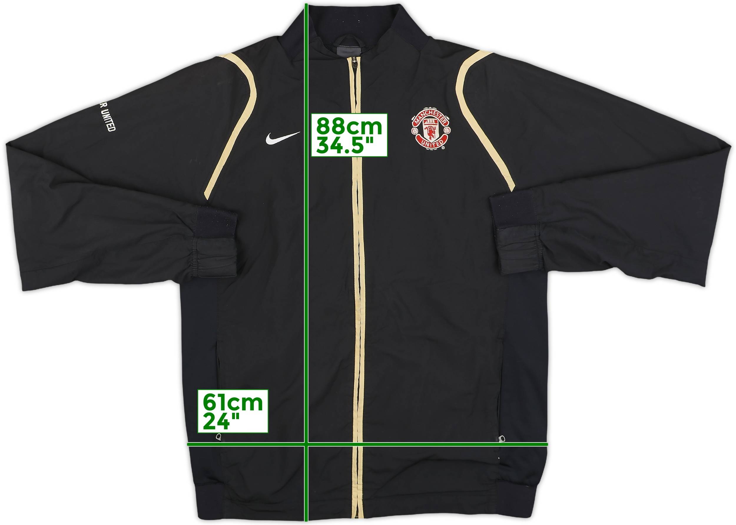 2006-07 Manchester United Nike Track Jacket - 8/10 - (L)