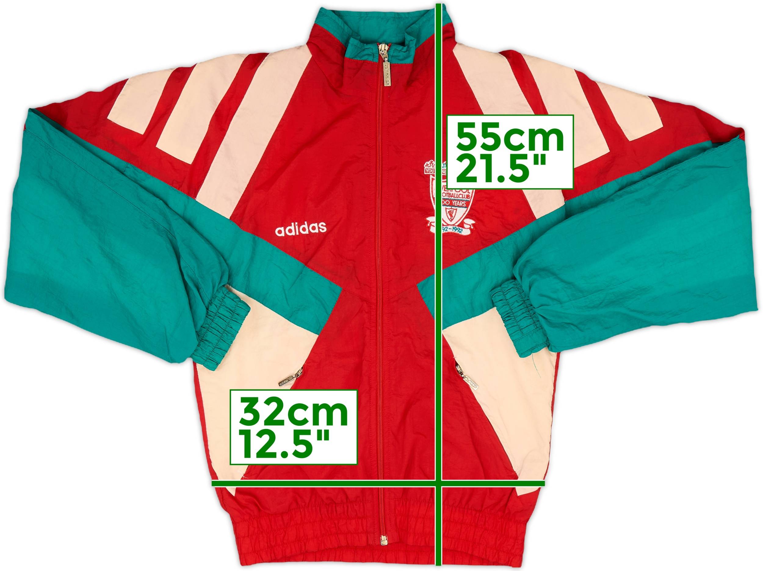 超高品質で人気の 1992-93 Liverpool (S.Boys) - 6/10 - Jacket Track adidas ウェア