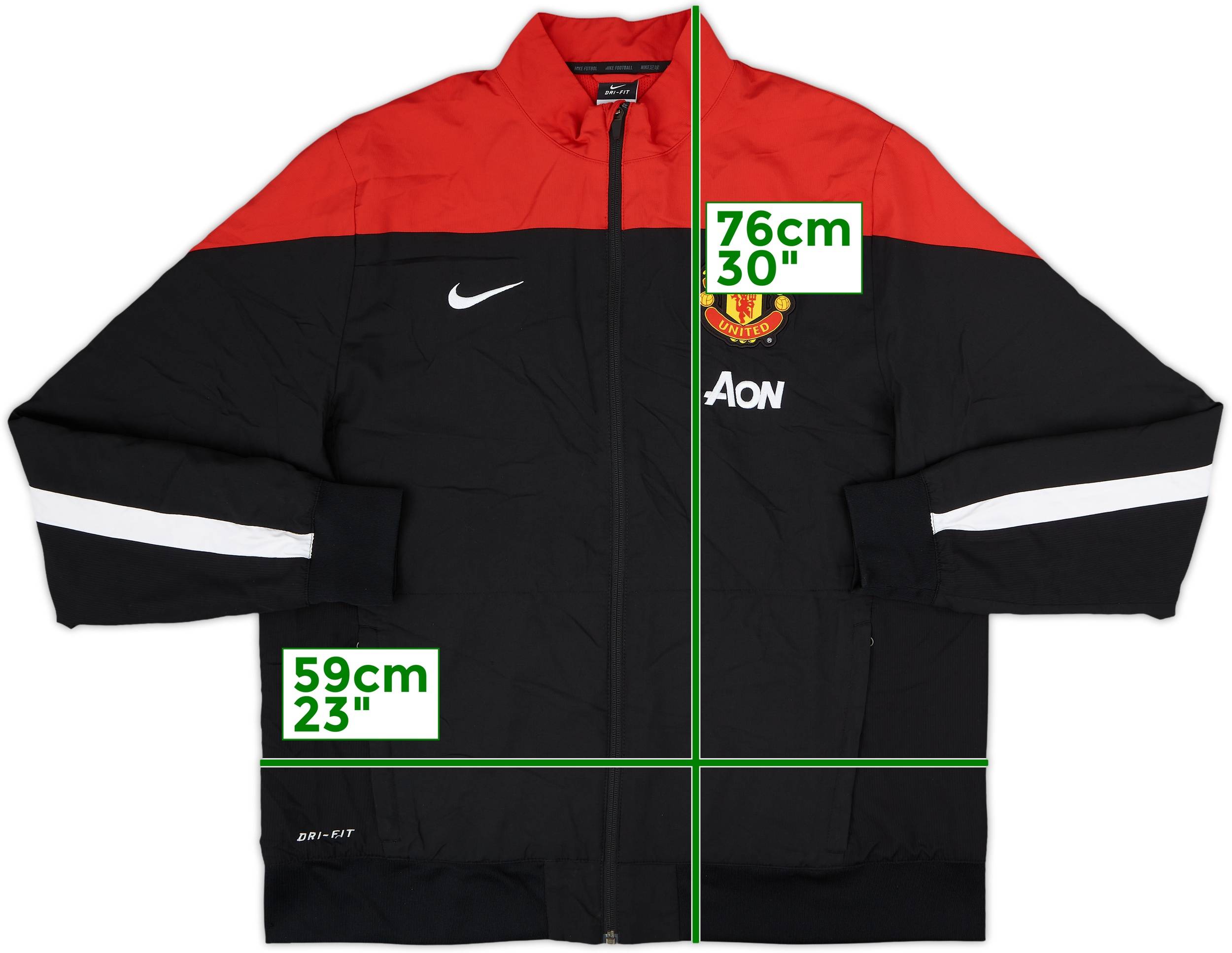 ウェア NIKE Manchester United 14/15 2ne 2014-15 Manchester United Nike Track Jacket - 9/10 - (L)