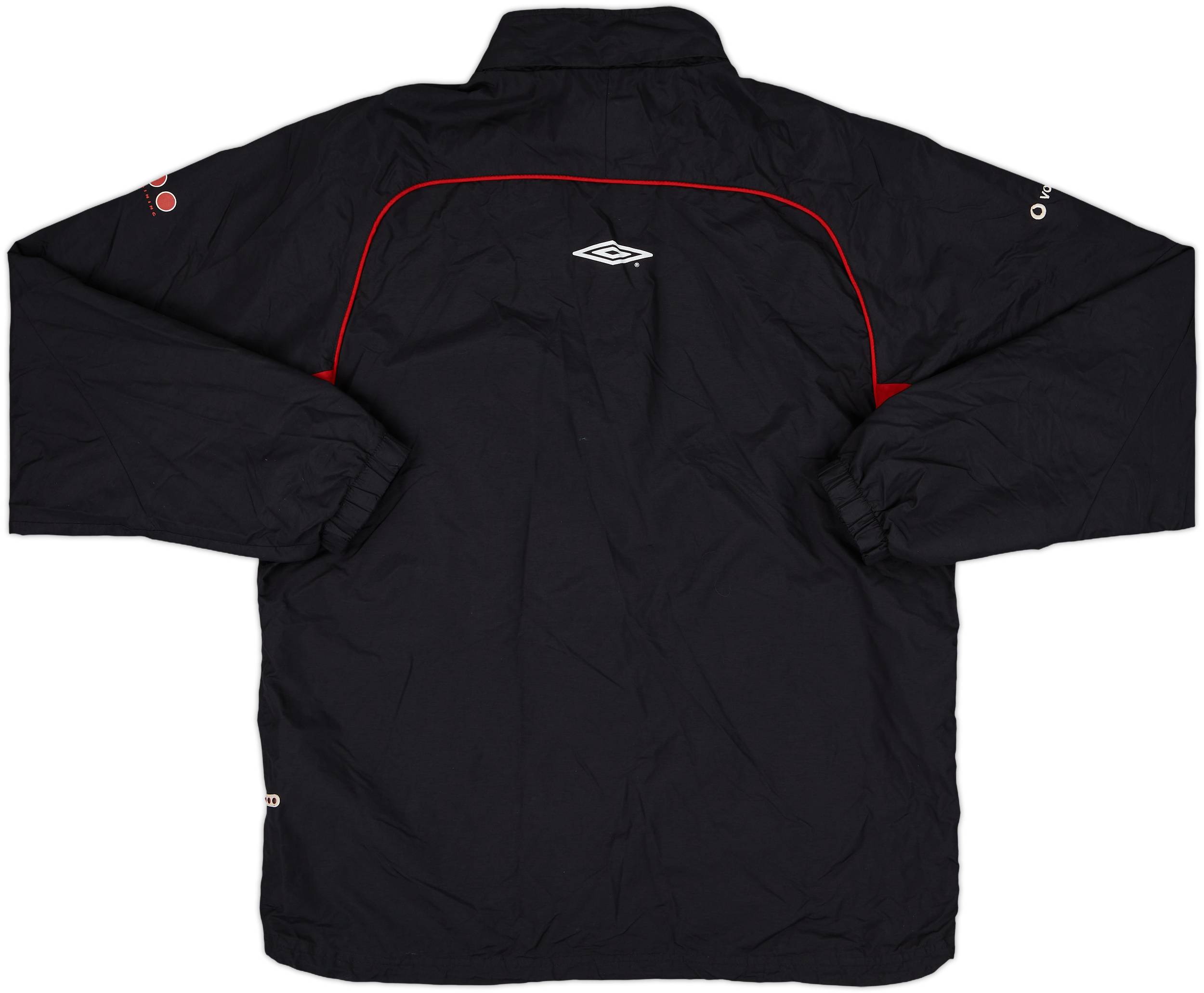 2000-01 Manchester United Umbro 1/4 Zip Track Jacket - 6/10