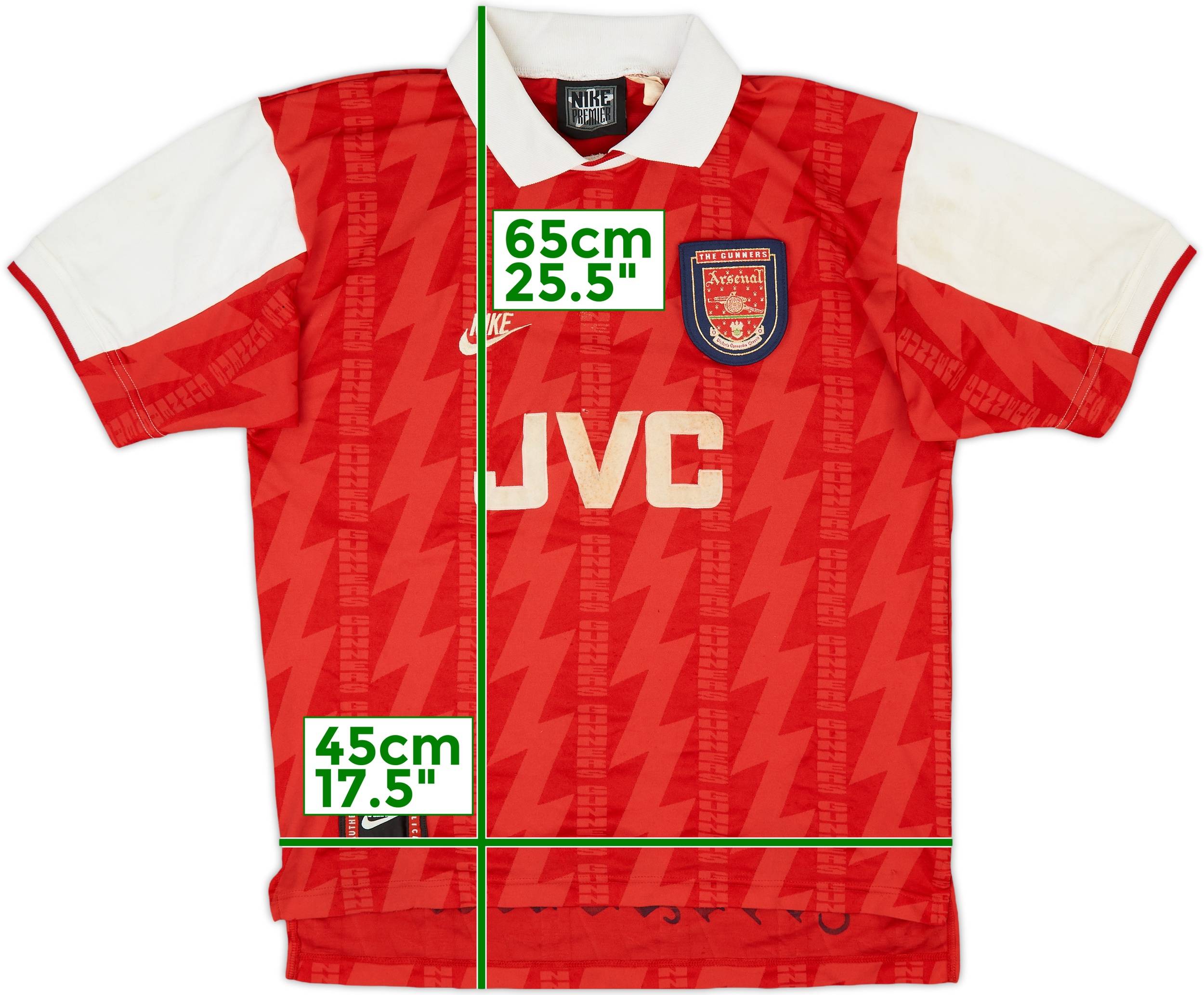 1994-96 Arsenal Home Shirt - 4/10 - (L)