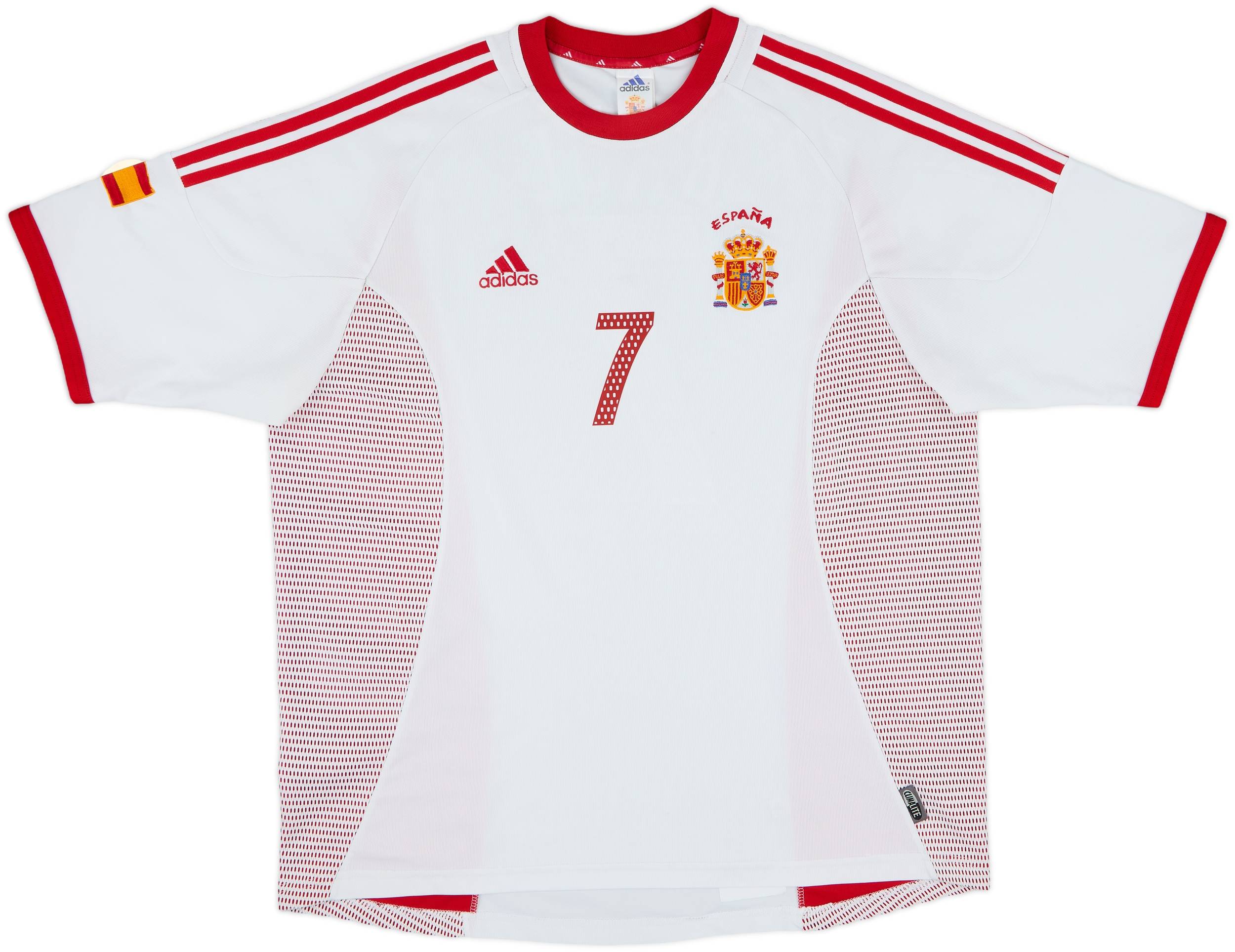 2002-04 Spain Away Shirt Raul #7 - 8/10 - (XL)
