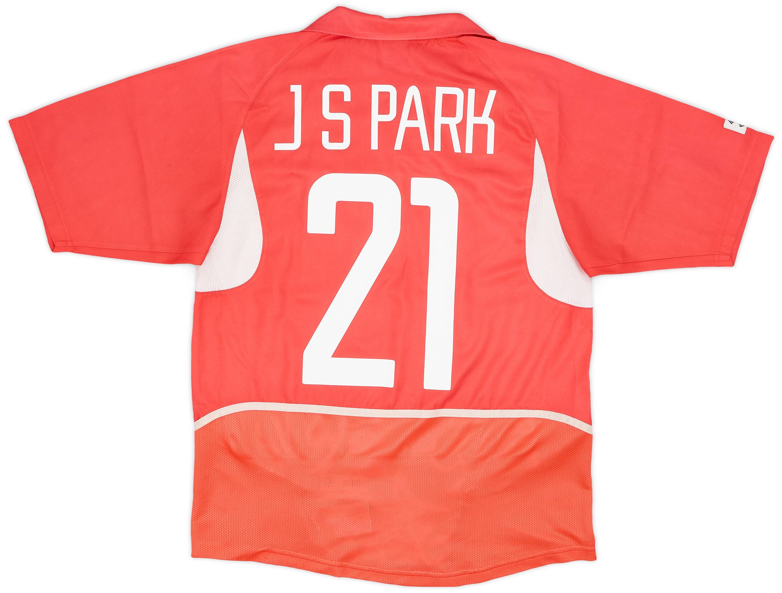 ウェア VINTAGE KOREA SOCCER SHIRT 2002-03 South Korea Home Shirt J.S.Park #21 - 8/10 - (S)