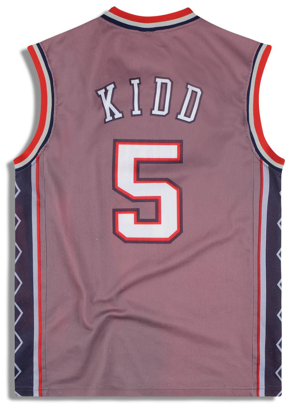 激安特価 2001-05 New Jersey Nets Kidd #5 Champion Jersey (Alternate) S ウェア