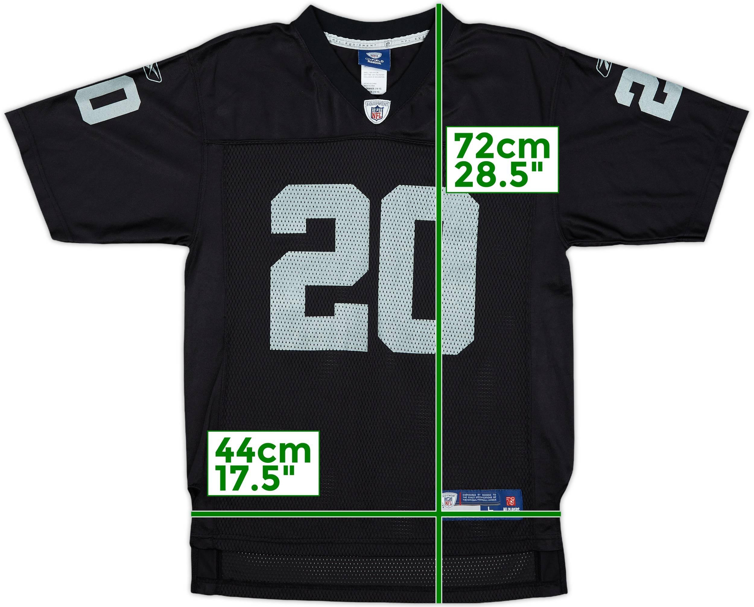 2008-11 Oakland Raiders McFadden #20 Reebok On Field Local Jersey