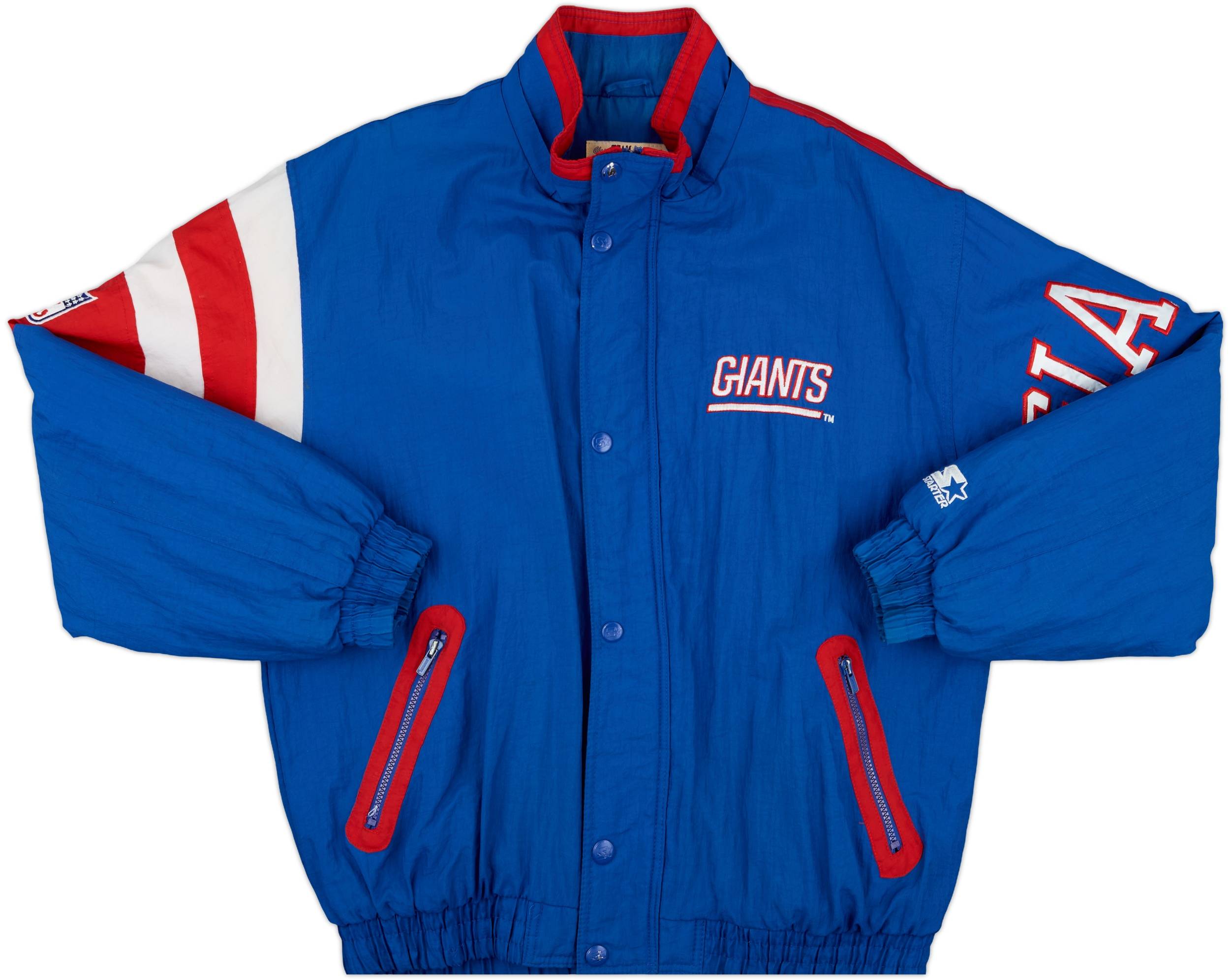 New York Giants Starter Jacket Mens Small Vintage 90s Style