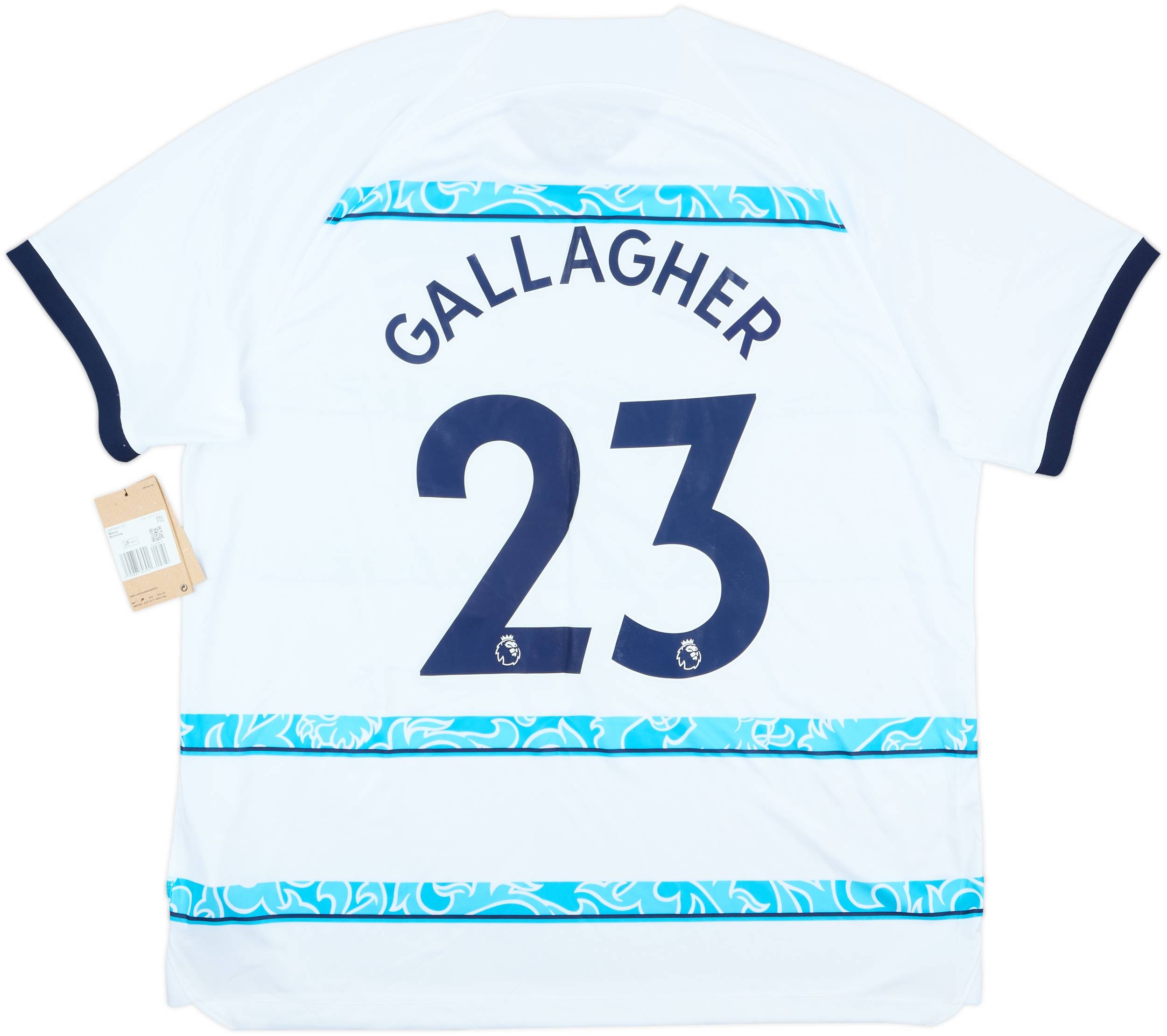 【人気沸騰】 2022-23 Chelsea Away Shirt Gallagher #23 (XXL) ウェア