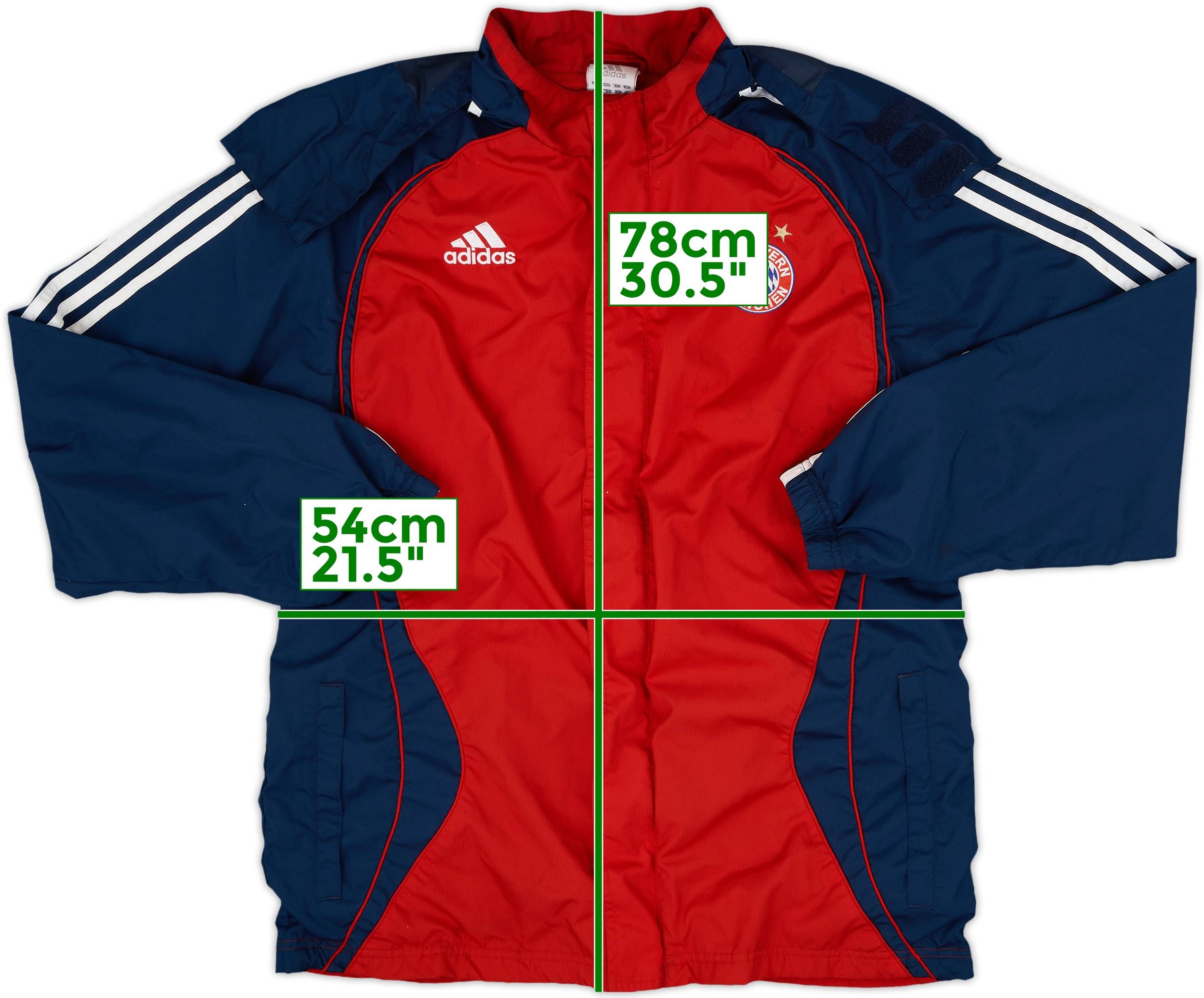 2006-07 Bayern Munich adidas Hooded Rain Jacket - 6/10 - (M)
