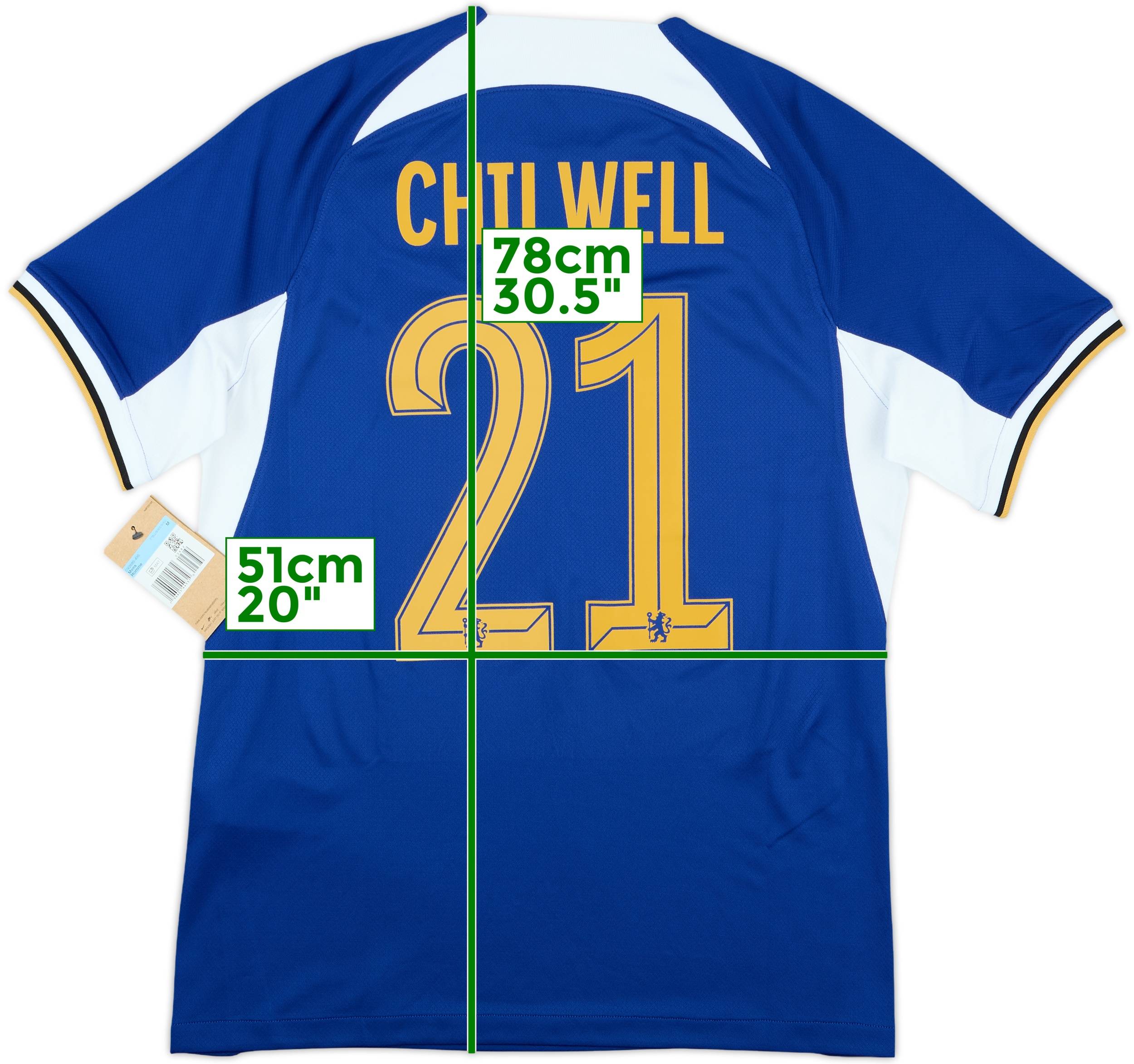 Chelsea CHILWELL 21 Home Jersey 23-24 - KICKOFFSHOPPER