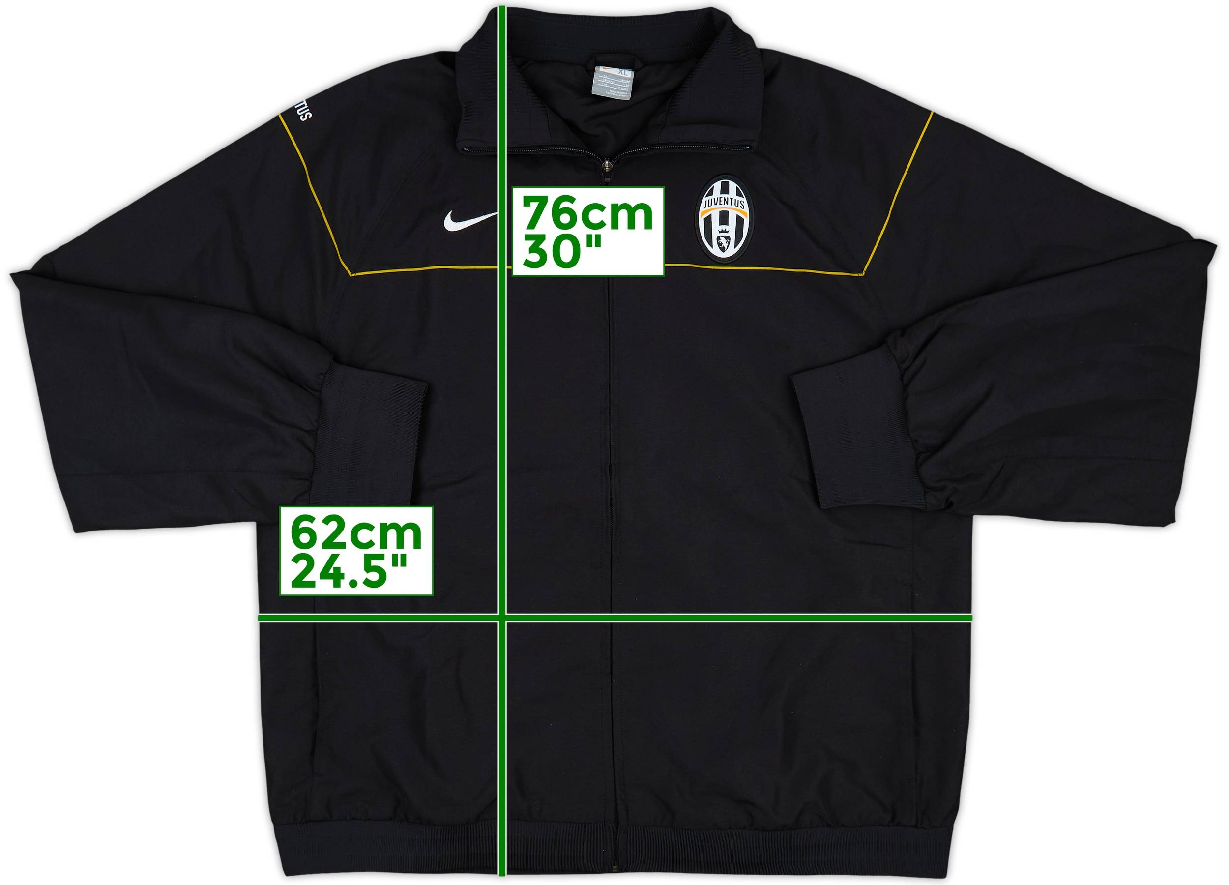 Nike Juventus トラックジャケット 黒 Sサイズ Vintage Nike Juventus Football Jacket Soccer Track Top Black