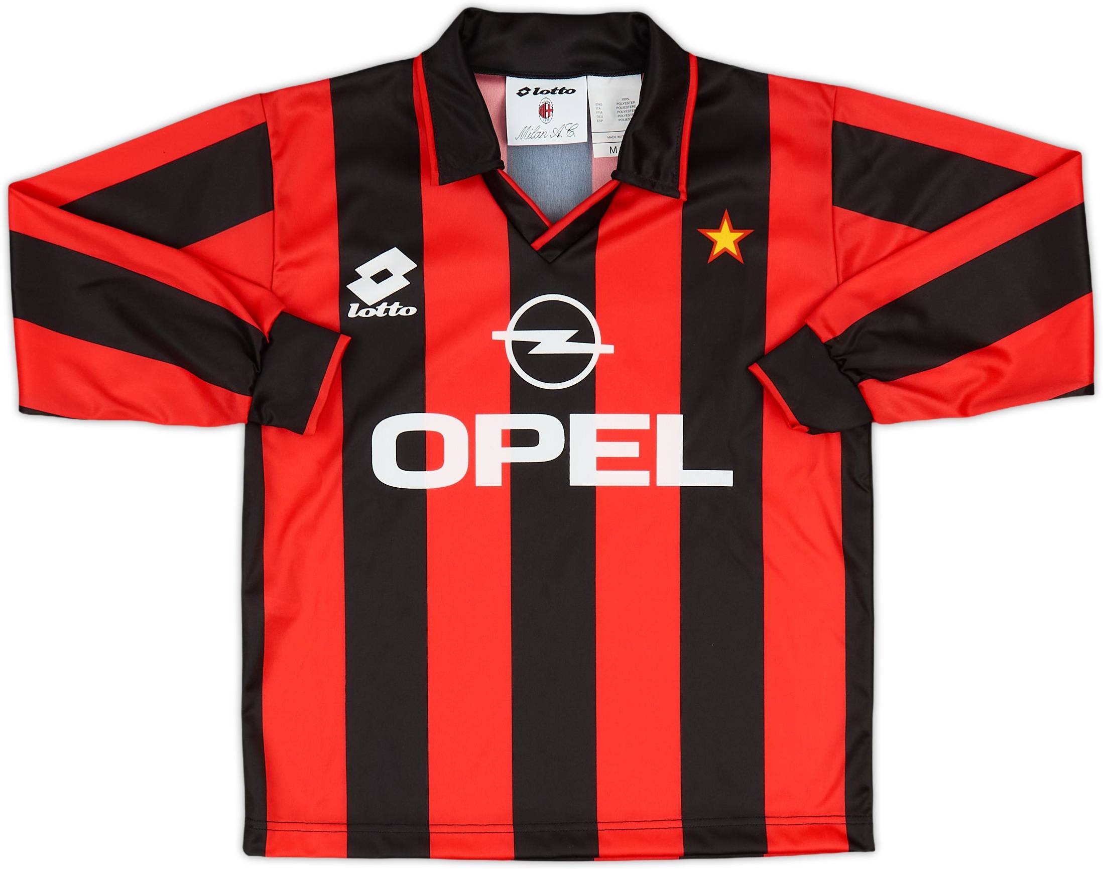 ウェア 93/94 AC Milan uniform made in Italy MILAN HISTORICAL HOME JERSEY 1993/94 | AC Milan Store