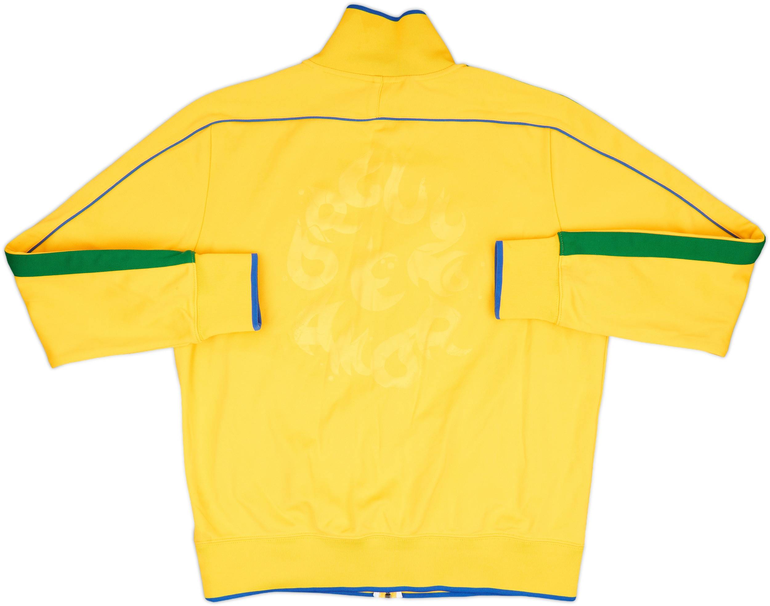2008-10 '98' Brazil Nike Hooded Track Jacket - 8/10 - (XL)