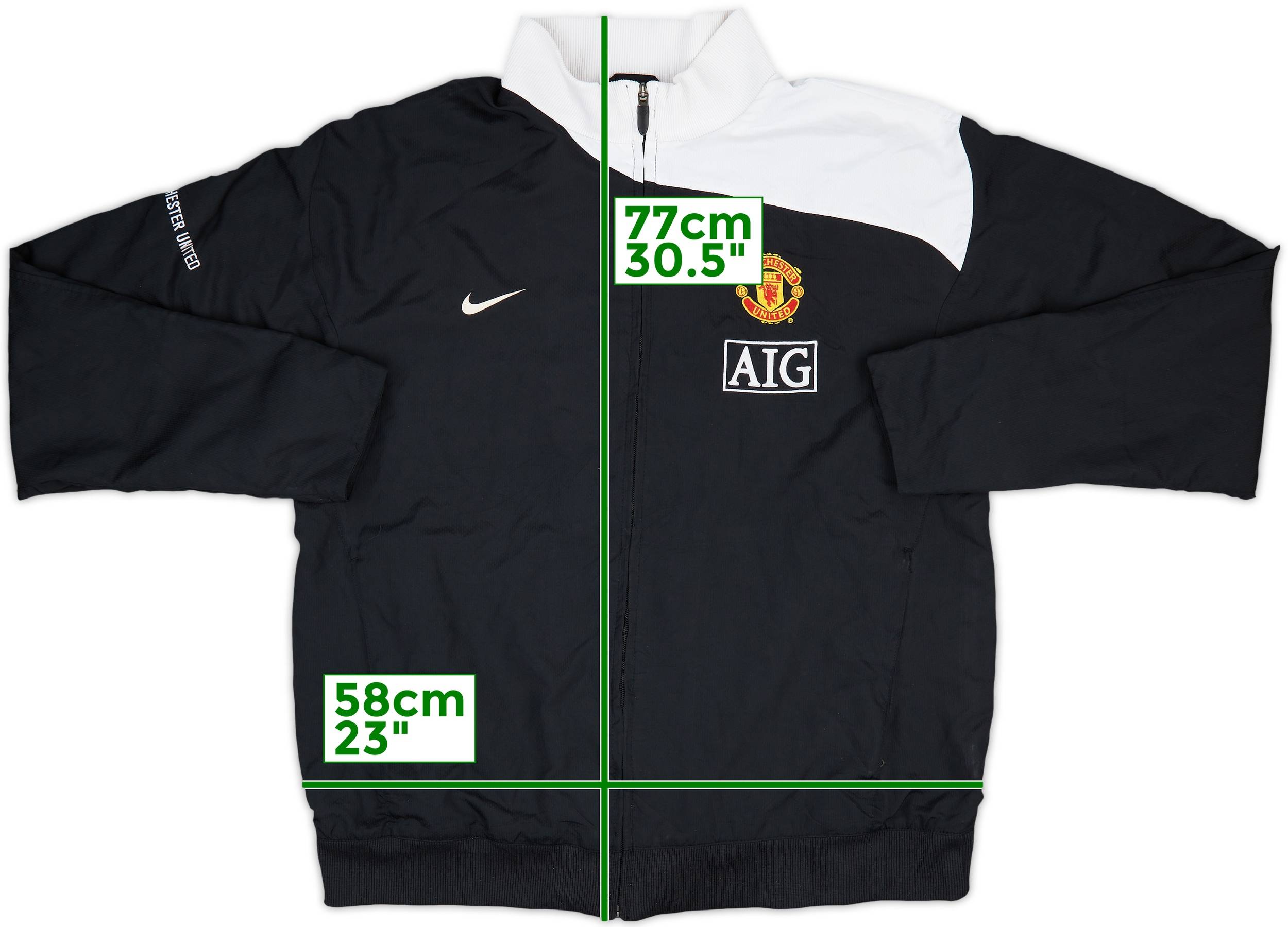 Nike Manchester United 長袖ジャージ 2008-09 Manchester United Nike Track Jacket - 8/10 - (M)