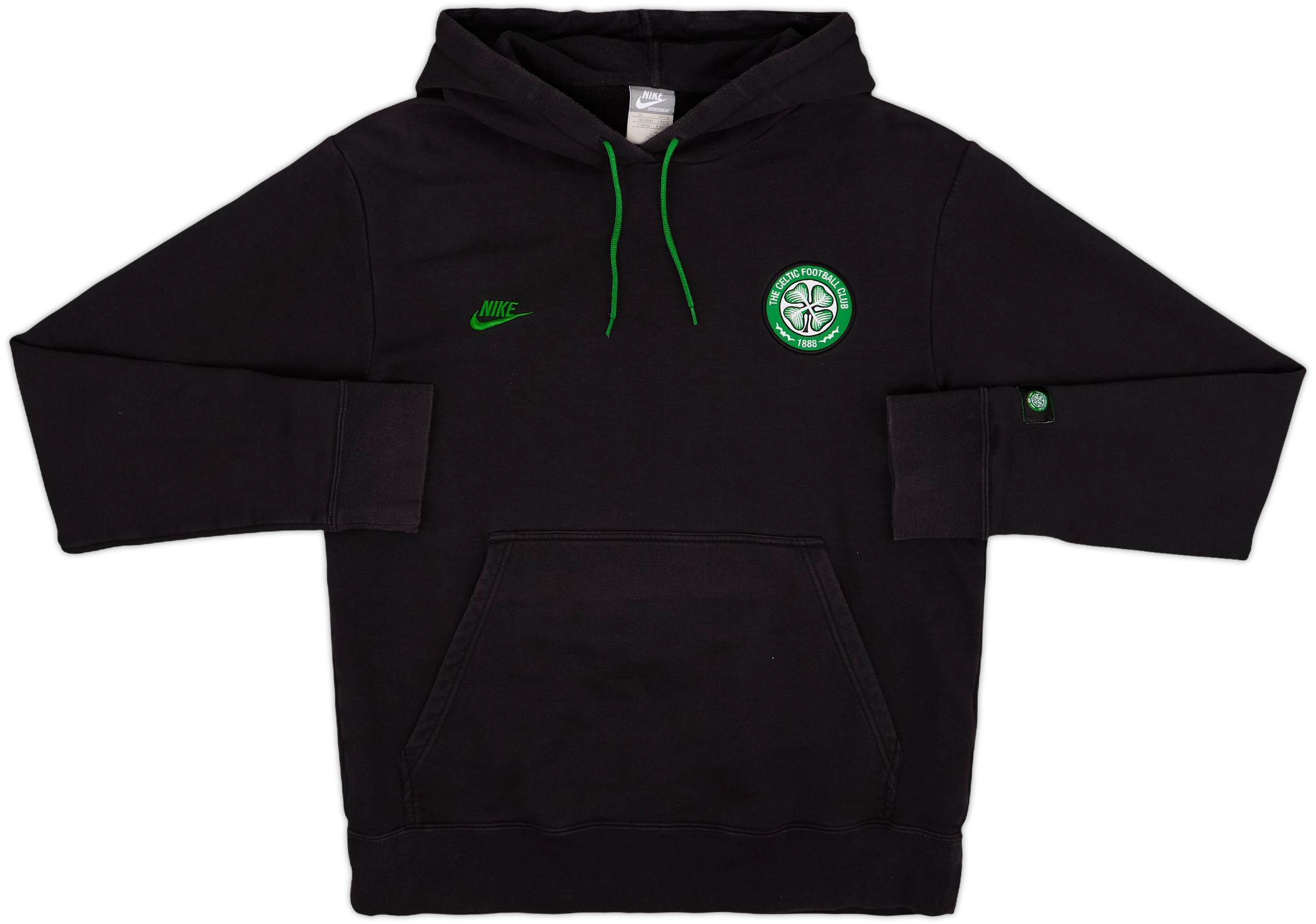 2008-09 Celtic Nike Hooded Top - 8/10 - (XL)
