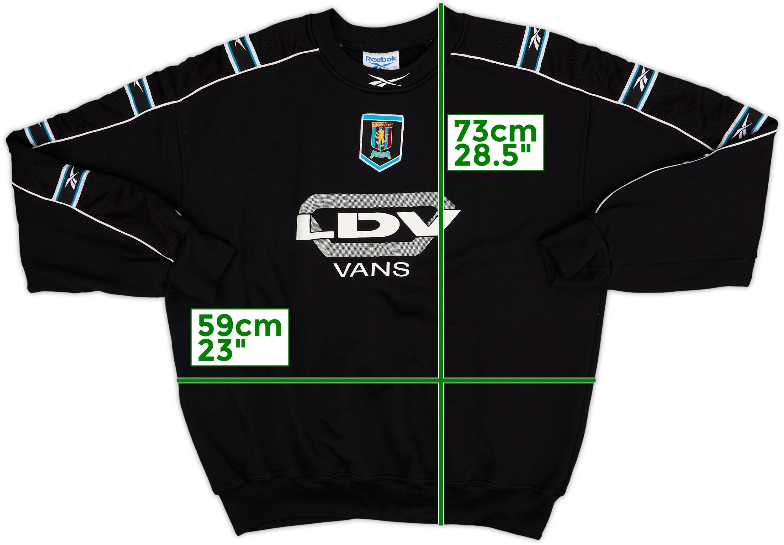 ASTON VILLA ENGLAND 1995/1997 FOOTBALL SHIRT JERSEY HOME