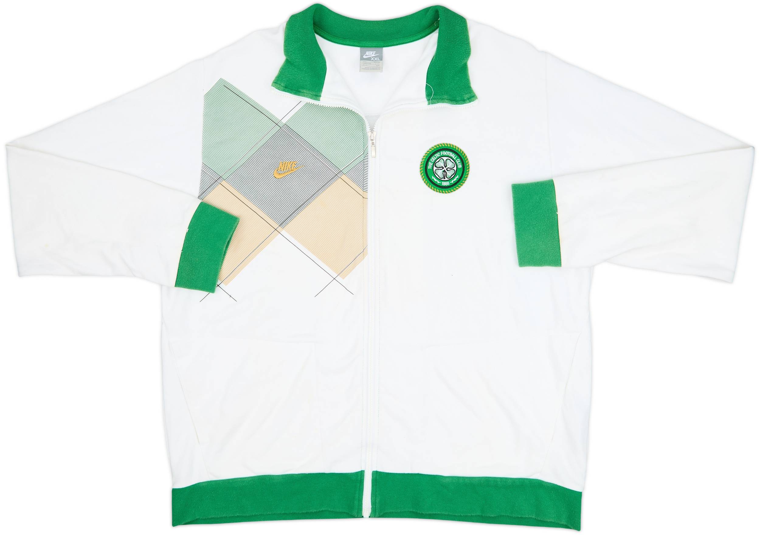 2007-08 Celtic Nike Track Jacket - 7/10 - (XXL)